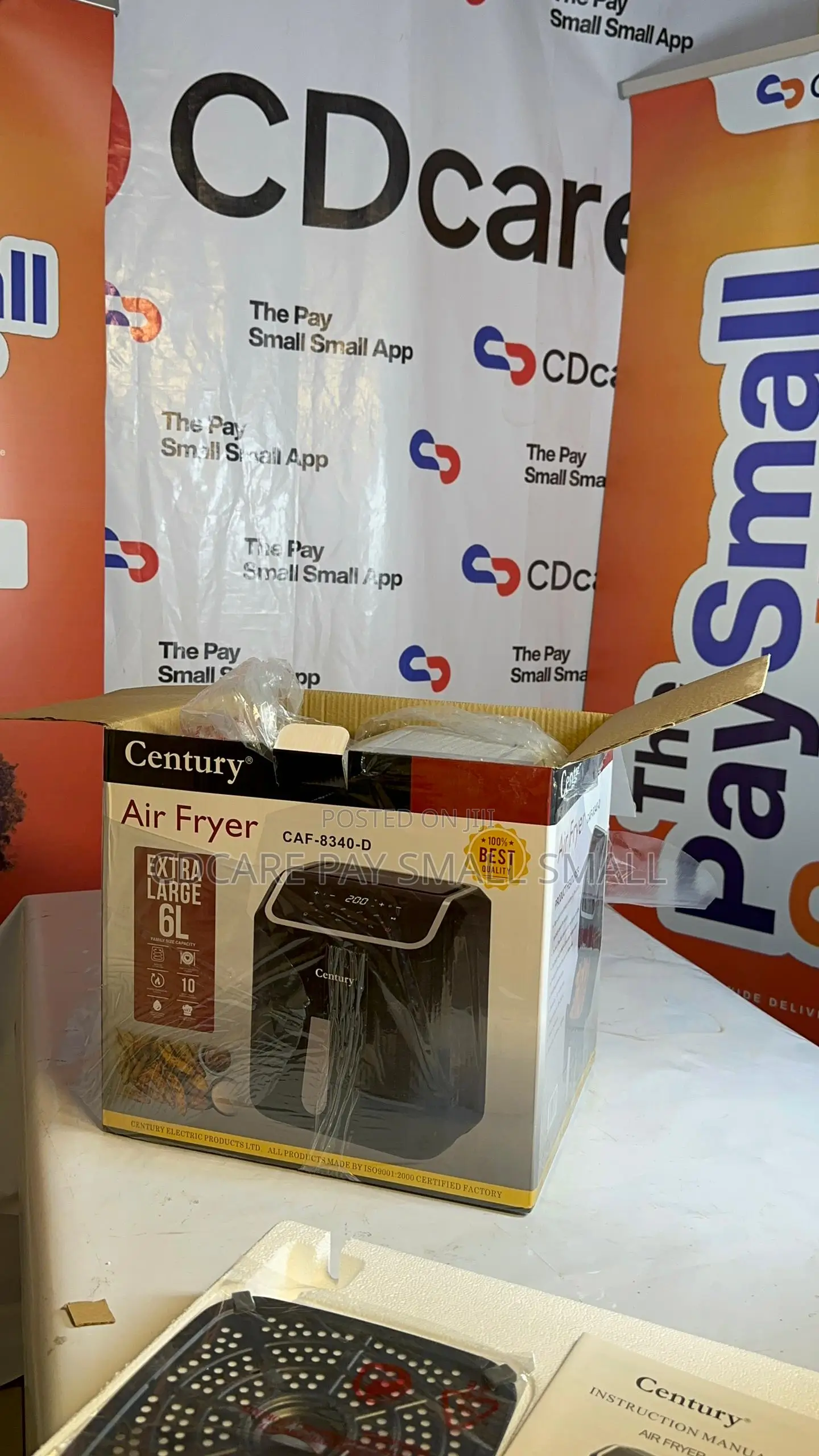 Pay Small Small Century 6l Air Fryer On Cdcare.App
