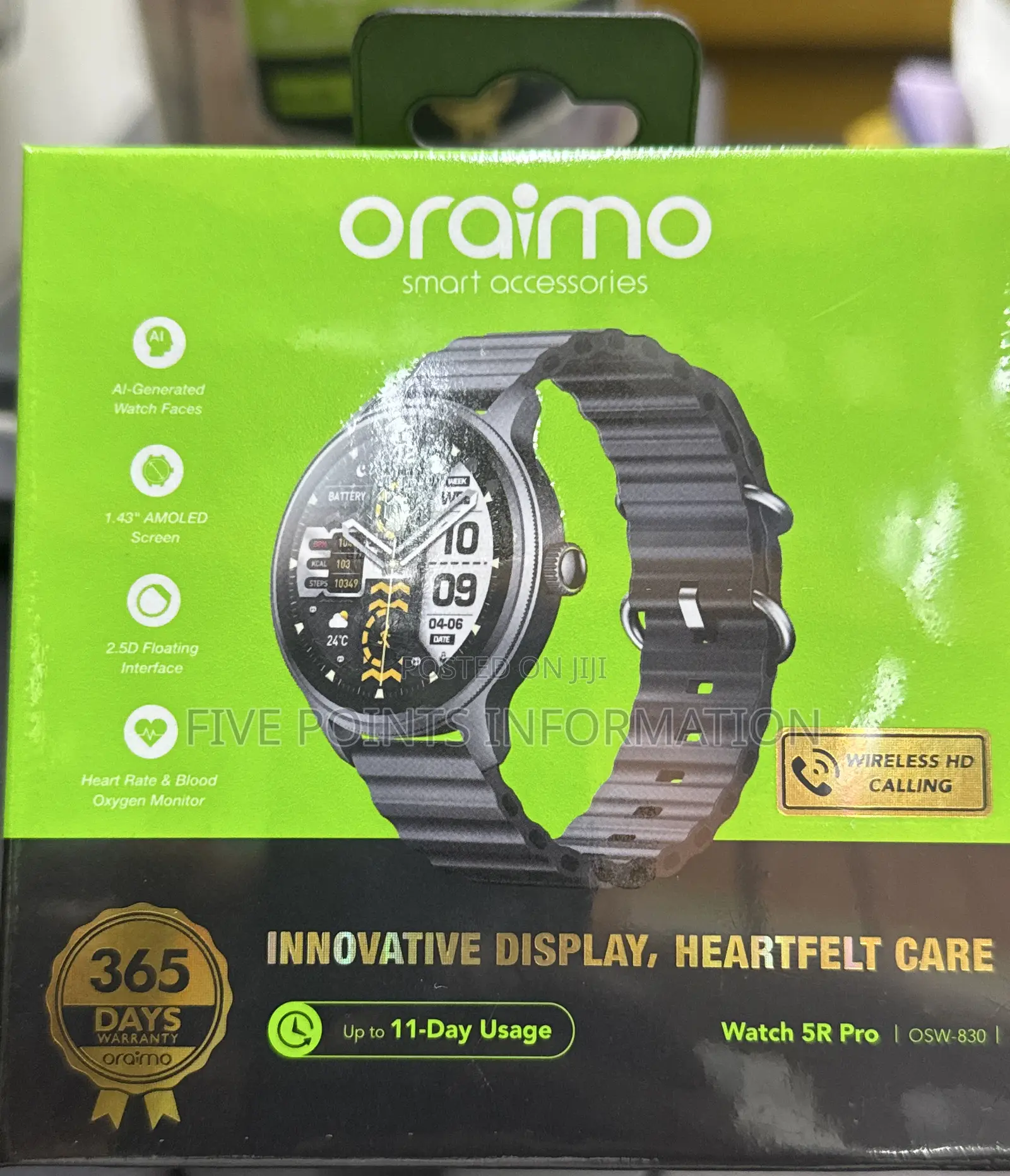 Oraimo Smart Watch 5r Pro