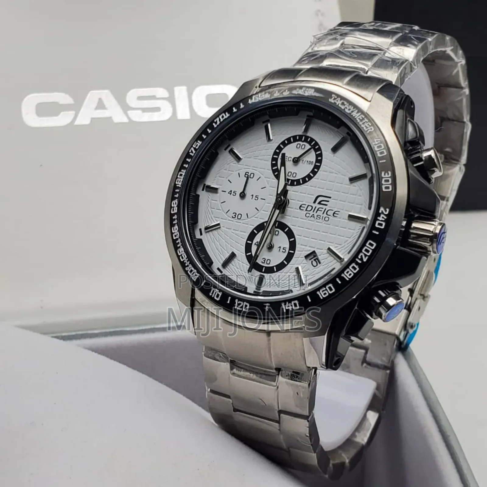 Edifice Precision: Casio Men's Chronograph Watch"