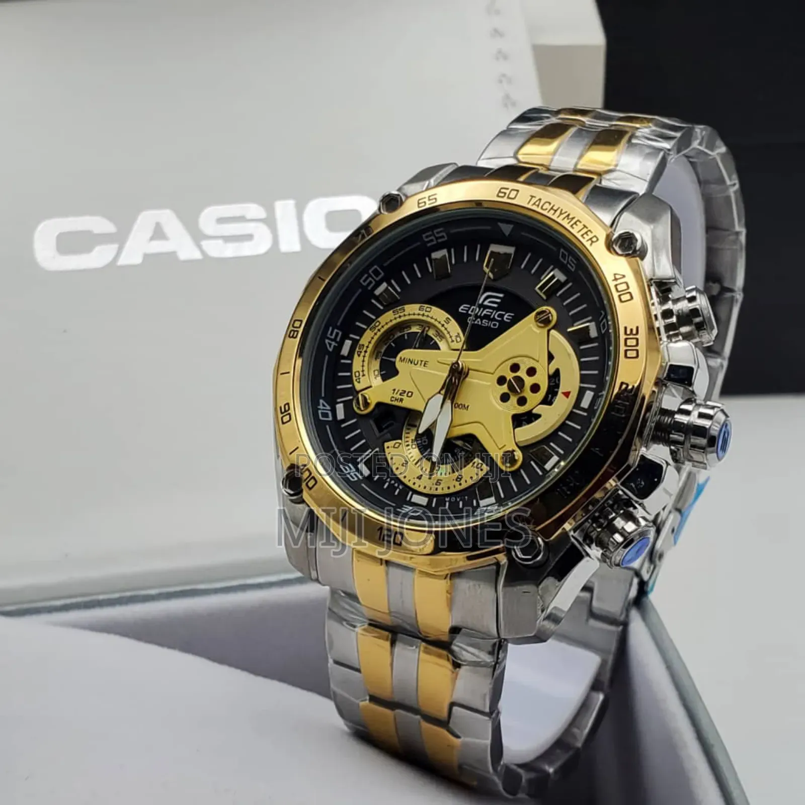 Edifice Precision: Casio Men's Chronograph Watch"