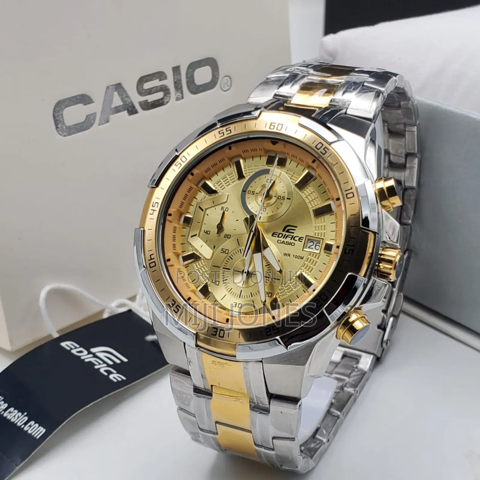 Edifice Precision: Casio Men's Chronograph Watch"
