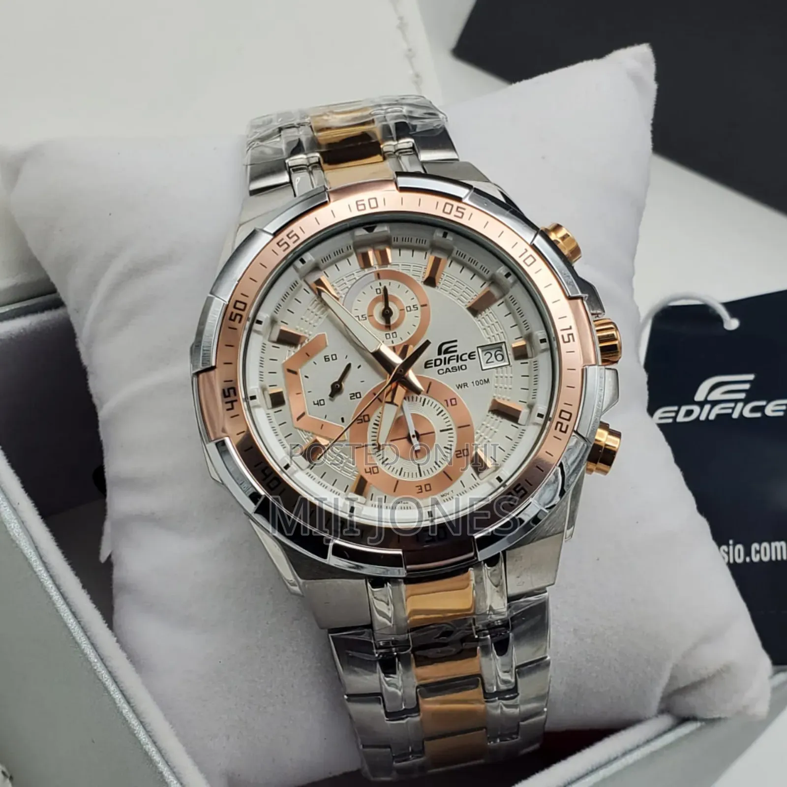 Edifice Precision: Casio Men's Chronograph Watch"