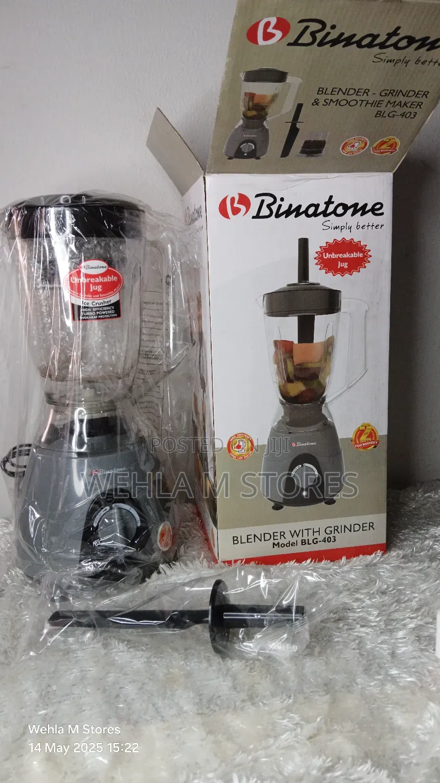 Binatone Blender, Grinder Smoothie Maker -BLG 403
