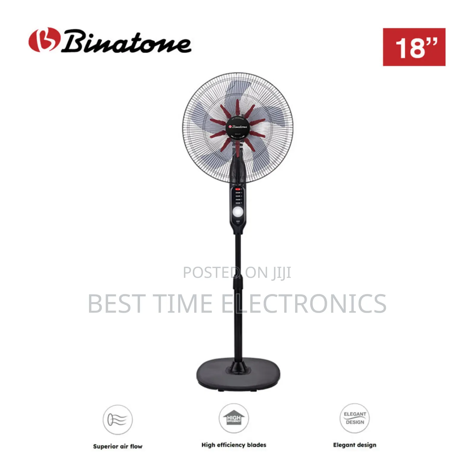 18" Binatone Rechargeable Fan (1875)