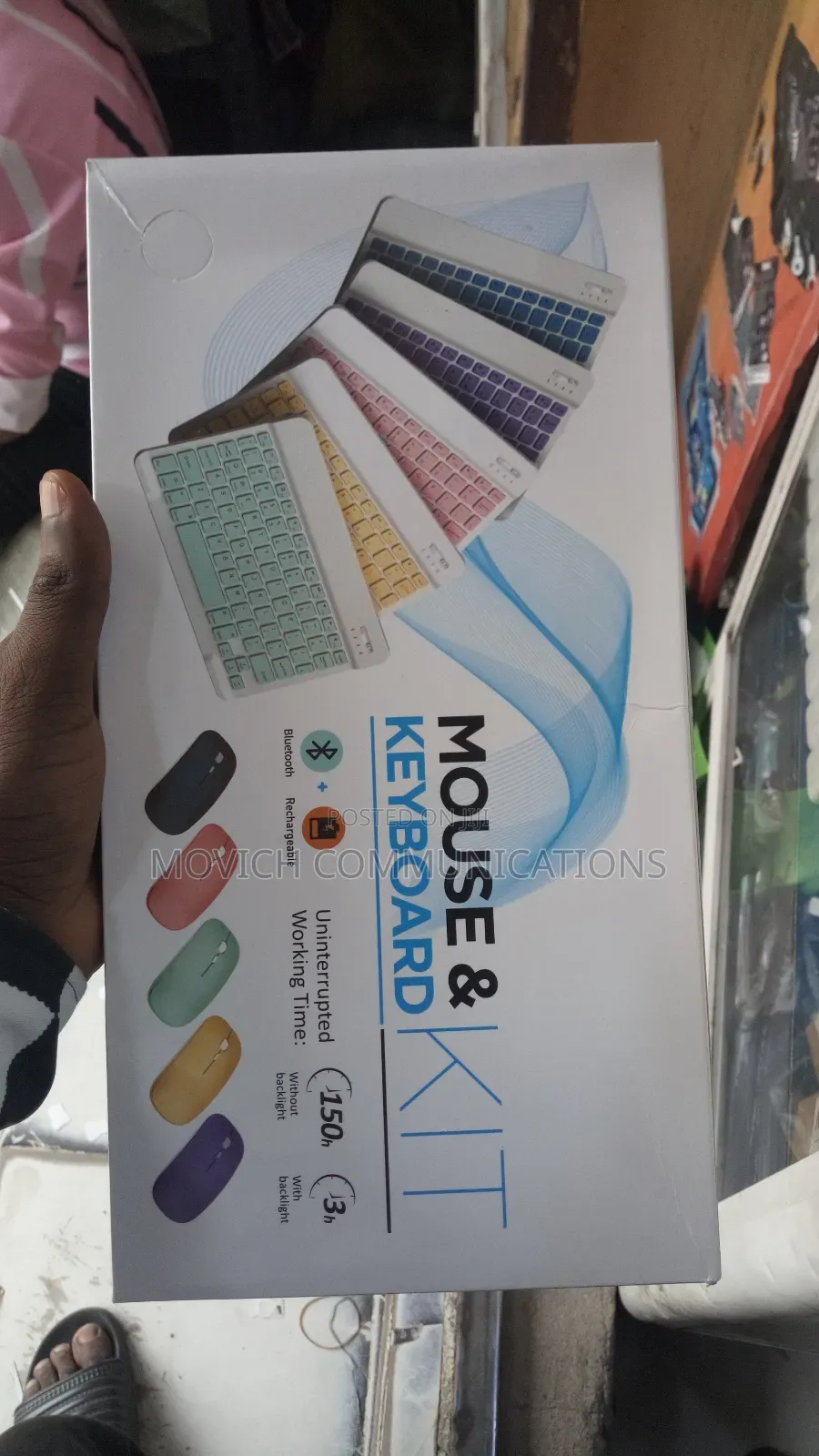 Rechargeable Bluetooth Keyboard and Mouse