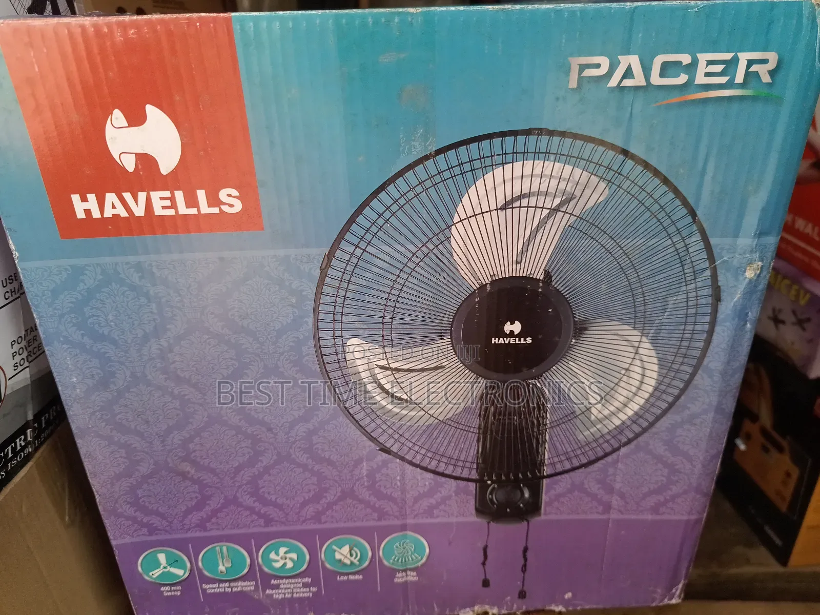 Havellspacer 16" Electric Wall Fan