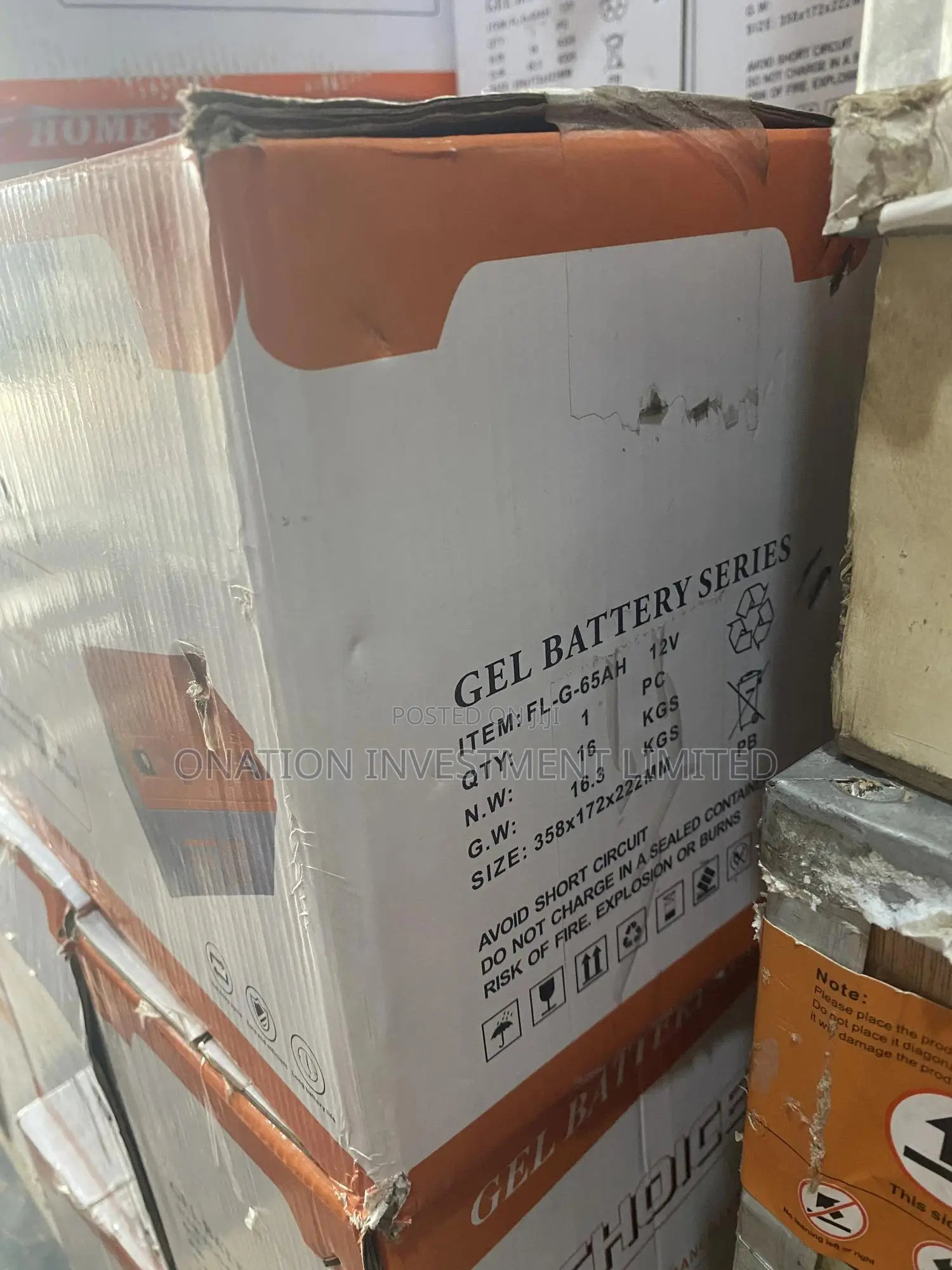 65ah 12v Choice Solar Gel Battery