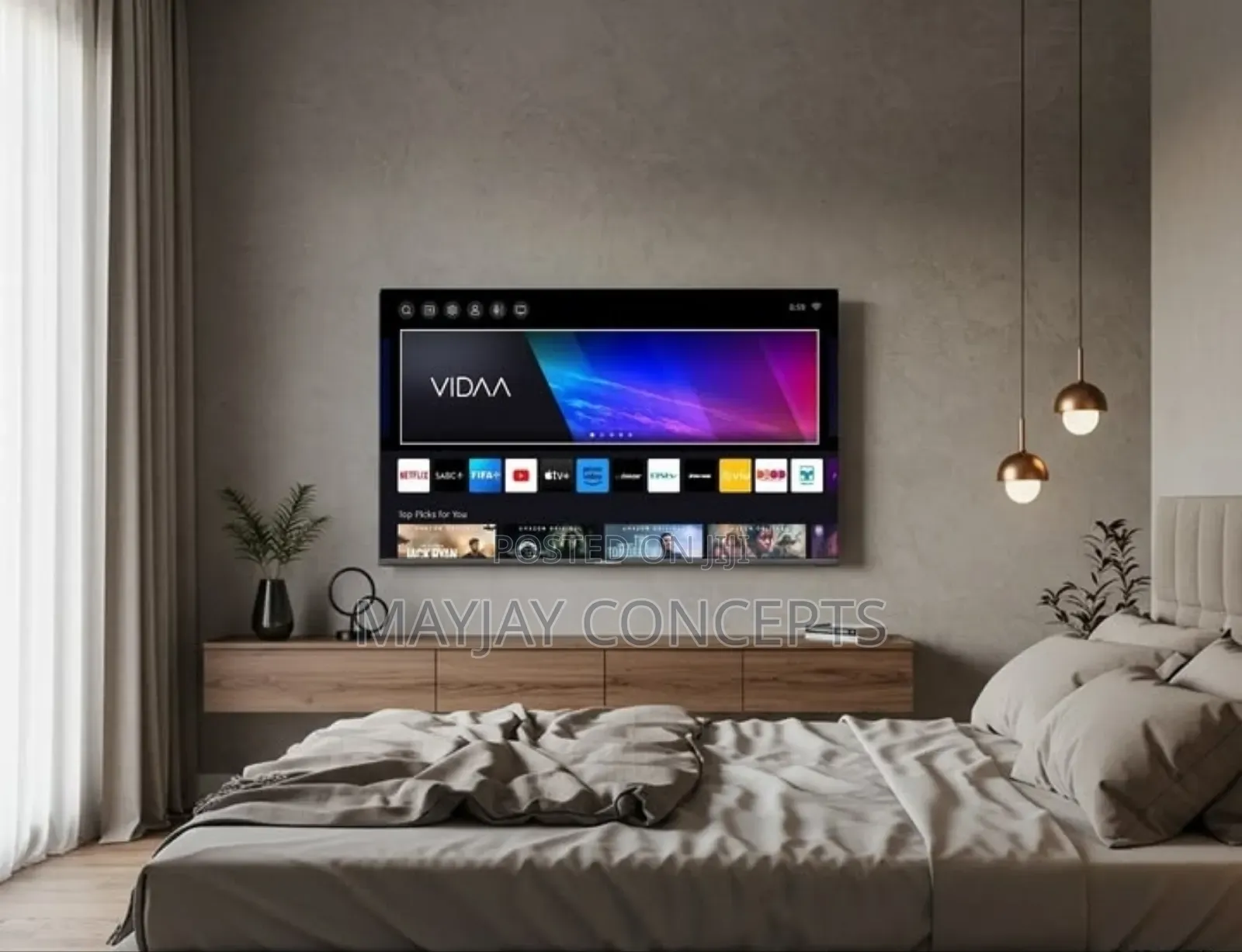 55" Century Smart Tv-Netflix,4h Uhd,Vidaa U7,Android,Showmax