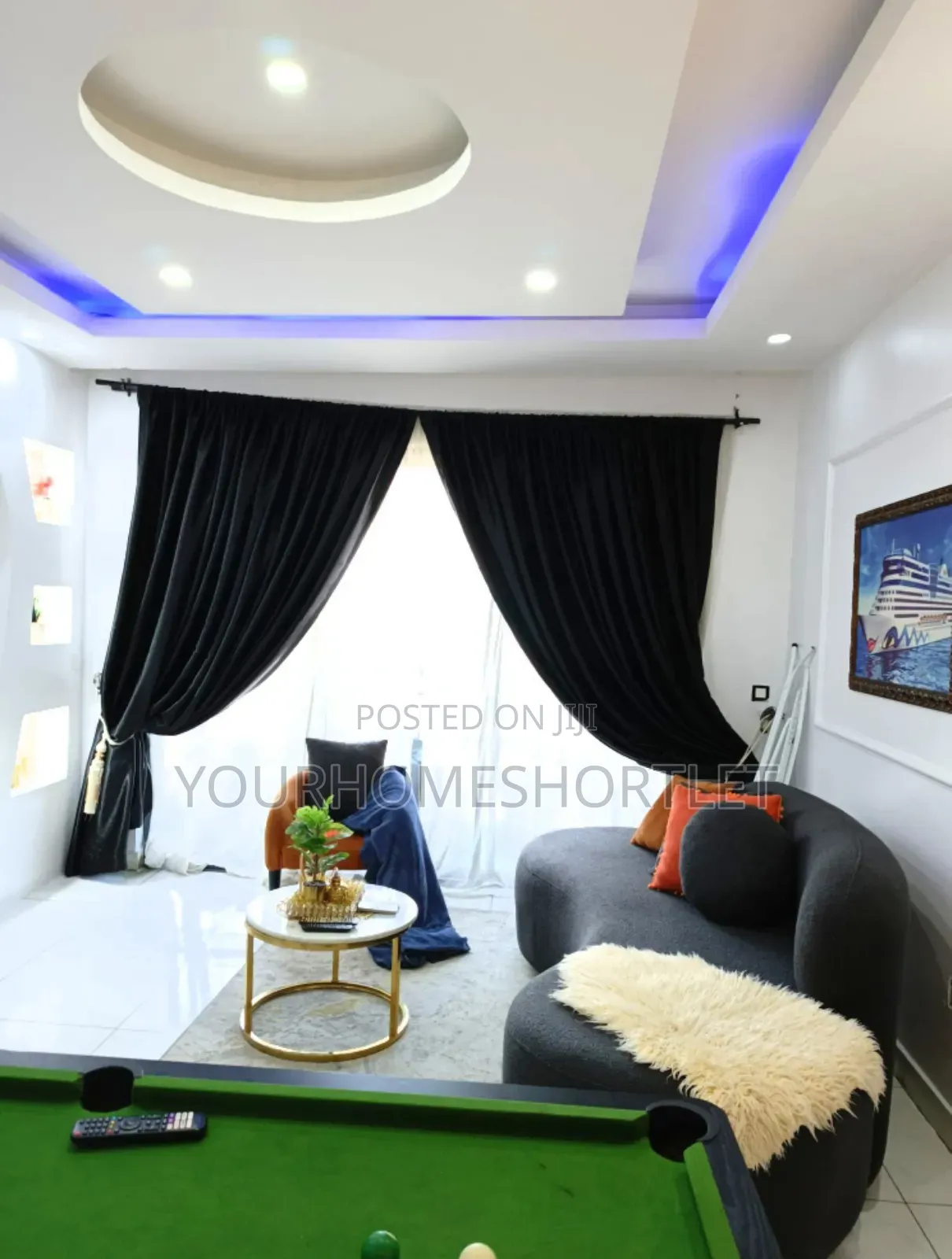 Two Bedrooms With Snooker,Gym and Rooftop