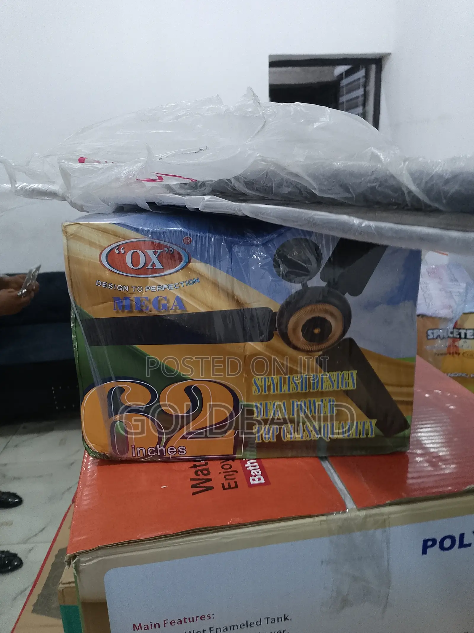 Ox Mega 62" Noise-Free Ceiling Fan