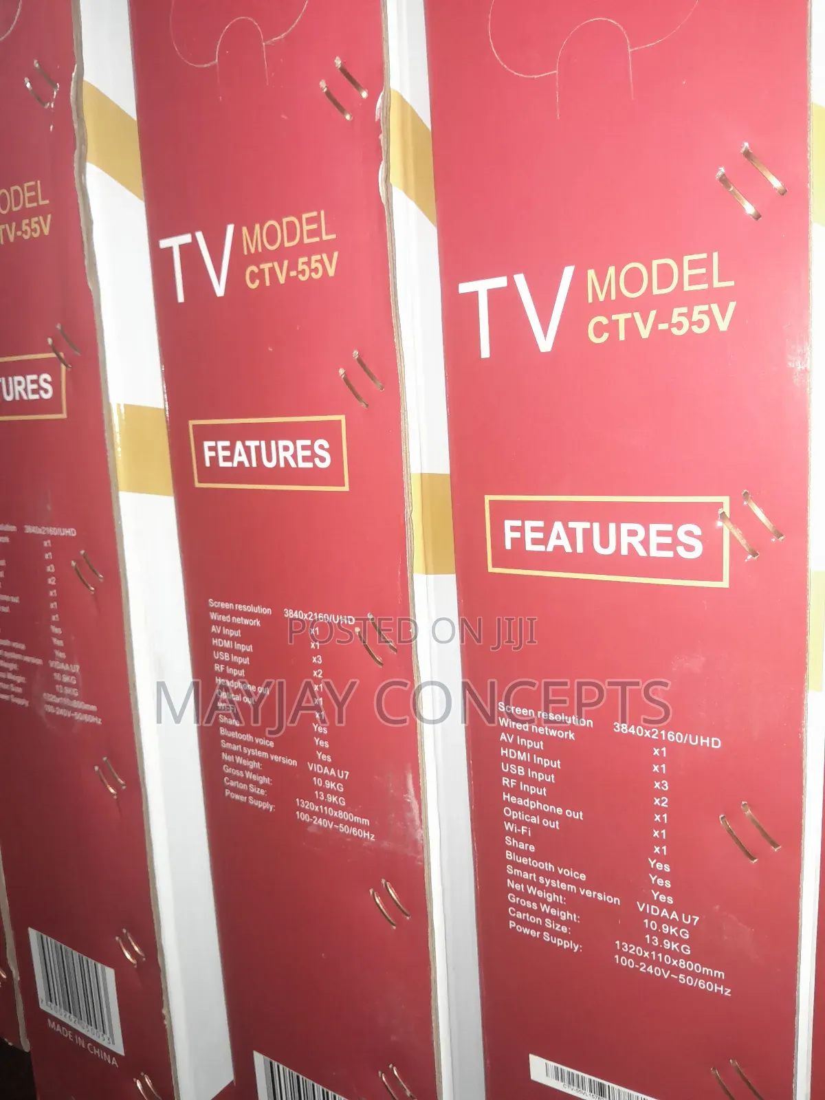 55" Century Smart Tv-Netflix,4h Uhd,Vidaa U7,Android,Showmax