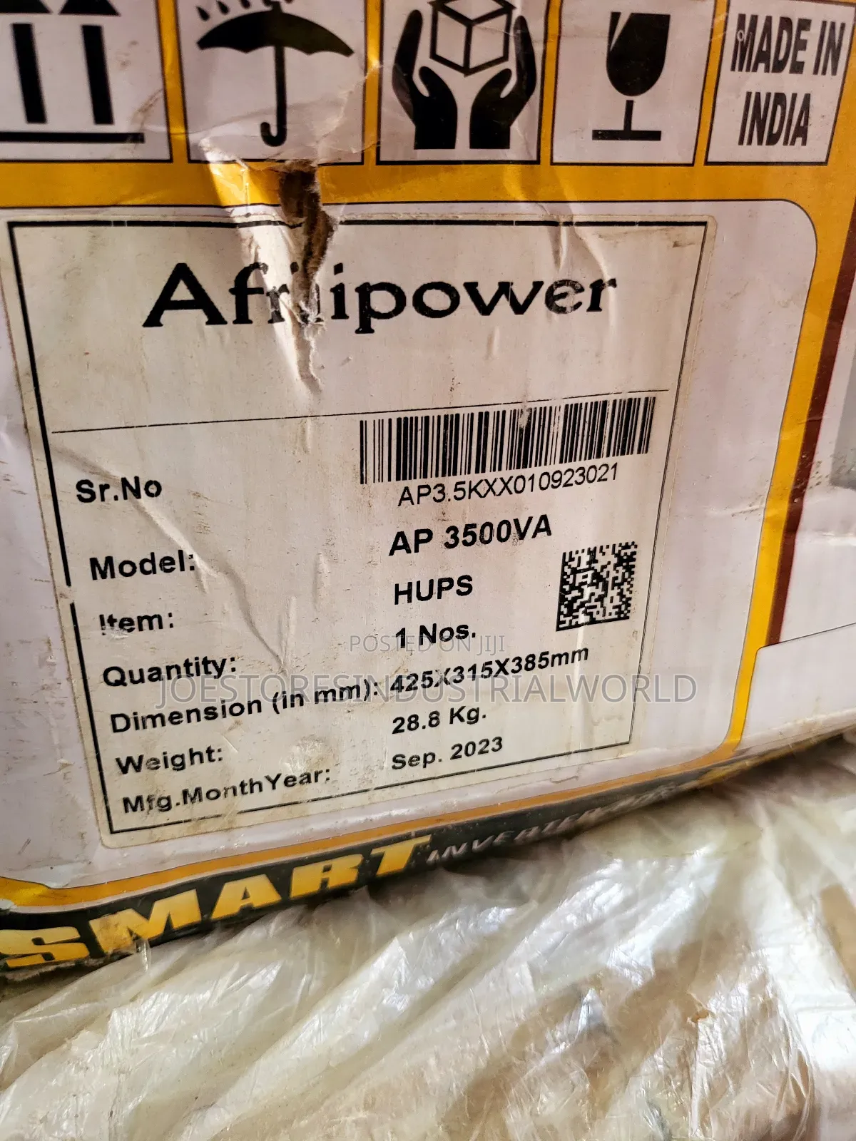 Afripower India Solar Inverter 3.5kva 24v