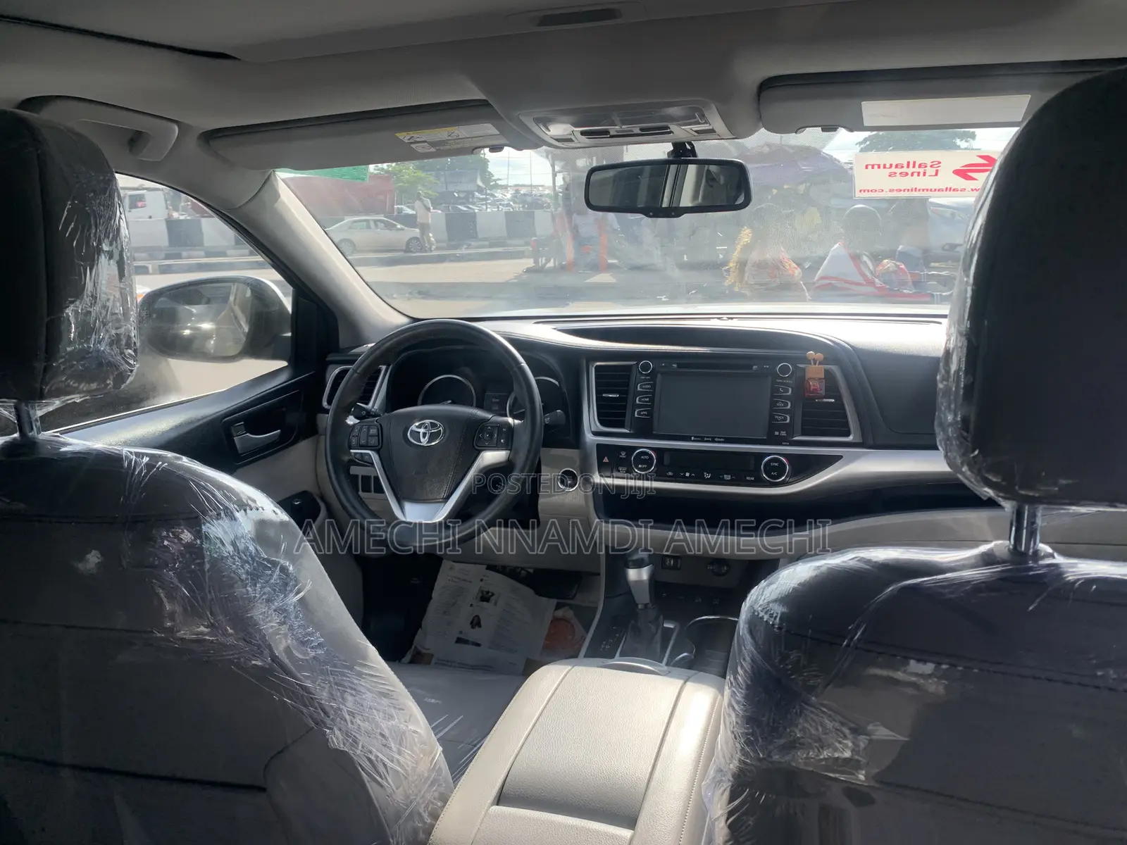 Toyota Highlander XLE 4x4 V6 (3.5L 6cyl 8A) 2017 Gray