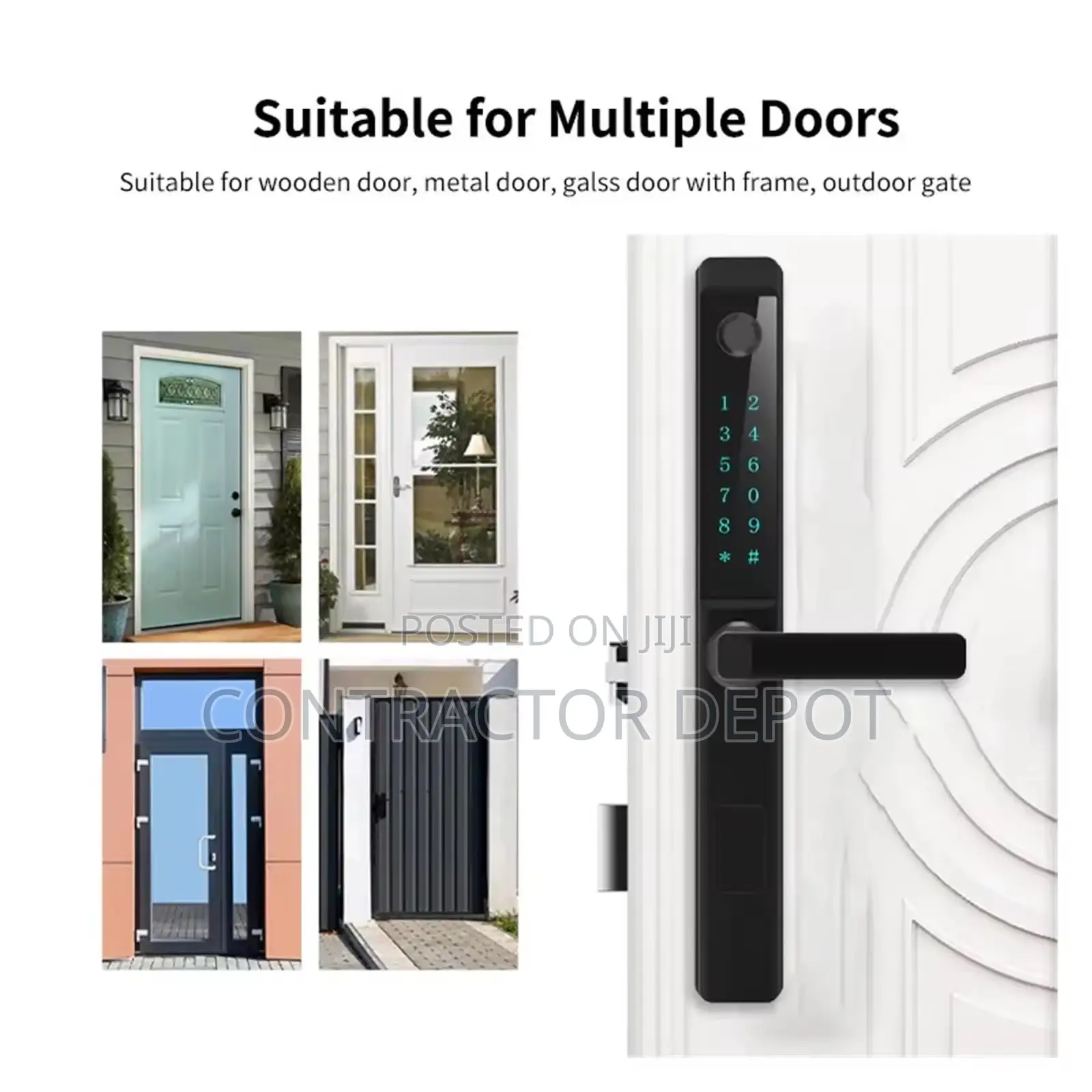 Slim Door Lock for Aluminum Door Ip65 Waterproof