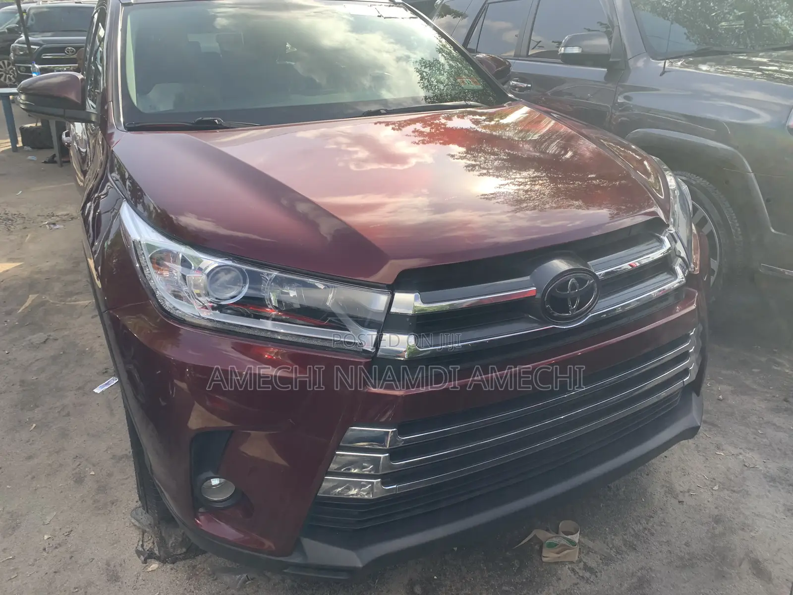 Toyota Highlander XLE V6 4x2 (3.5L 6cyl 6A) 2016 Red