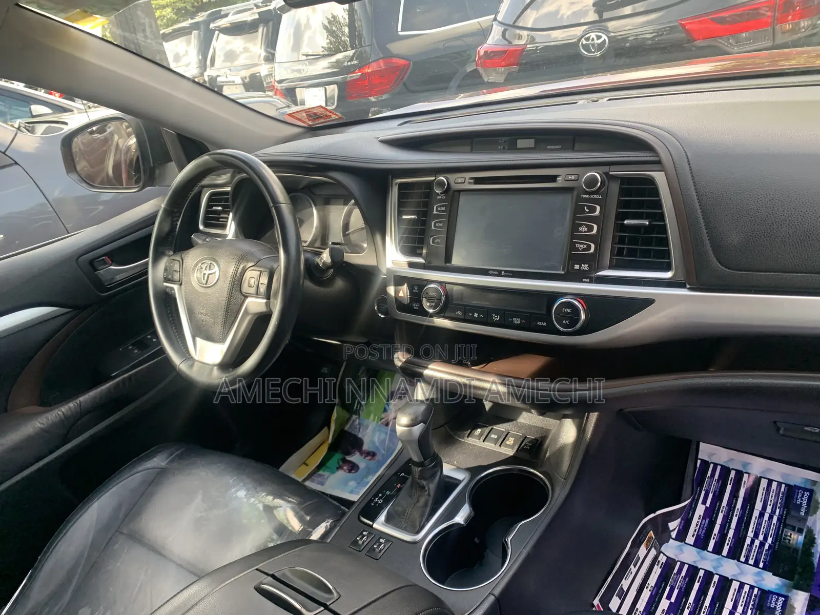 Toyota Highlander XLE V6 4x2 (3.5L 6cyl 6A) 2016 Red