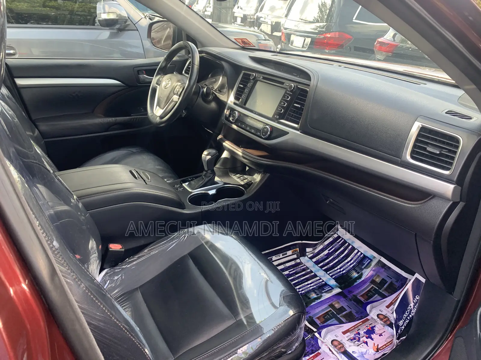 Toyota Highlander XLE V6 4x2 (3.5L 6cyl 6A) 2016 Red