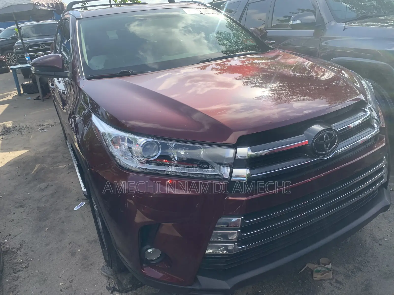 Toyota Highlander XLE V6 4x2 (3.5L 6cyl 6A) 2016 Red