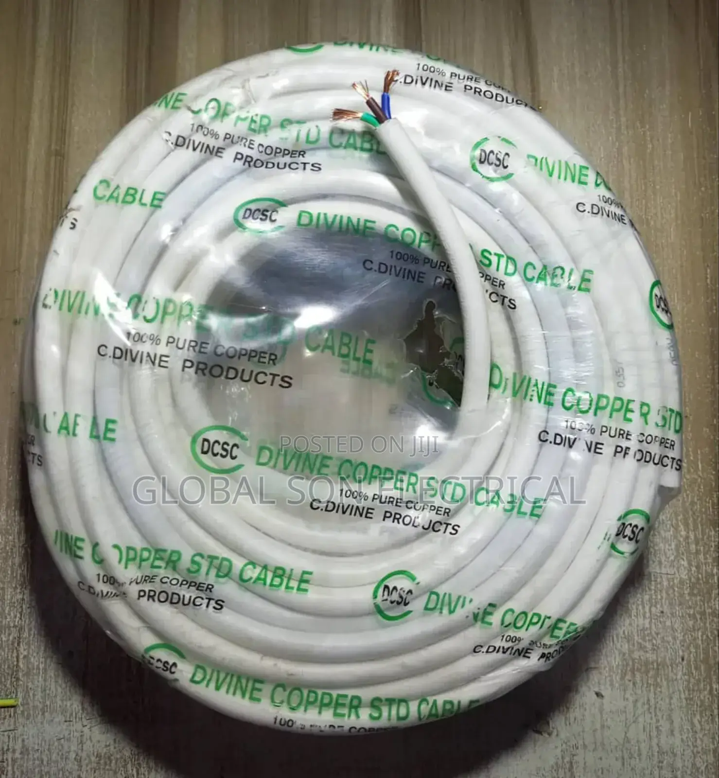 ( ) ' 50yds Flex
 2.5mm*3c Dc/