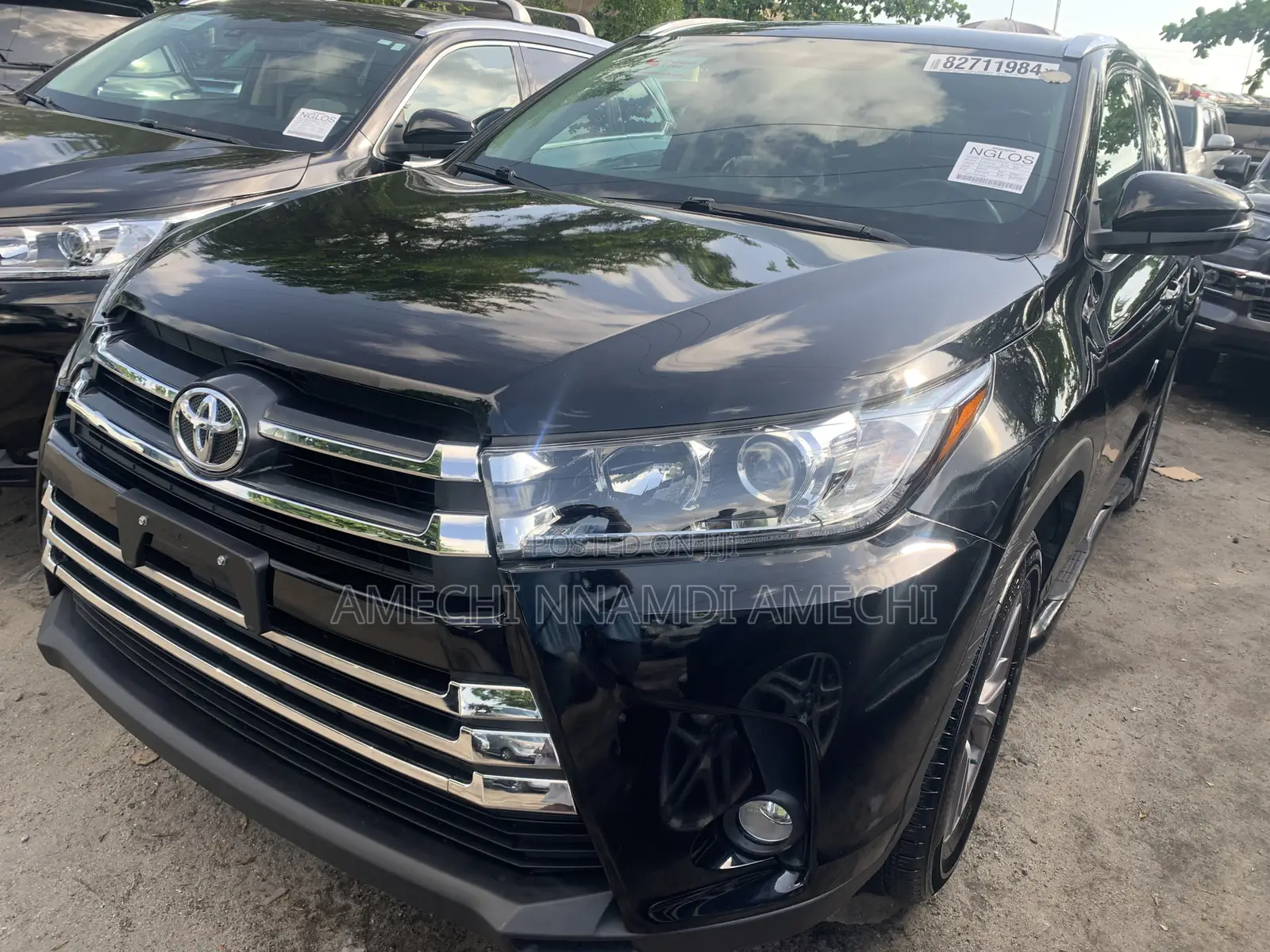 Toyota Highlander XLE V6 4x4 (3.5L 6cyl 6A) 2016 Black