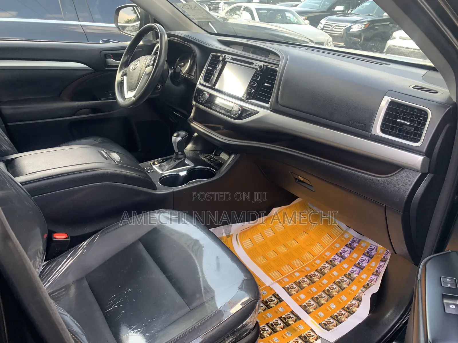 Toyota Highlander XLE V6 4x4 (3.5L 6cyl 6A) 2016 Black