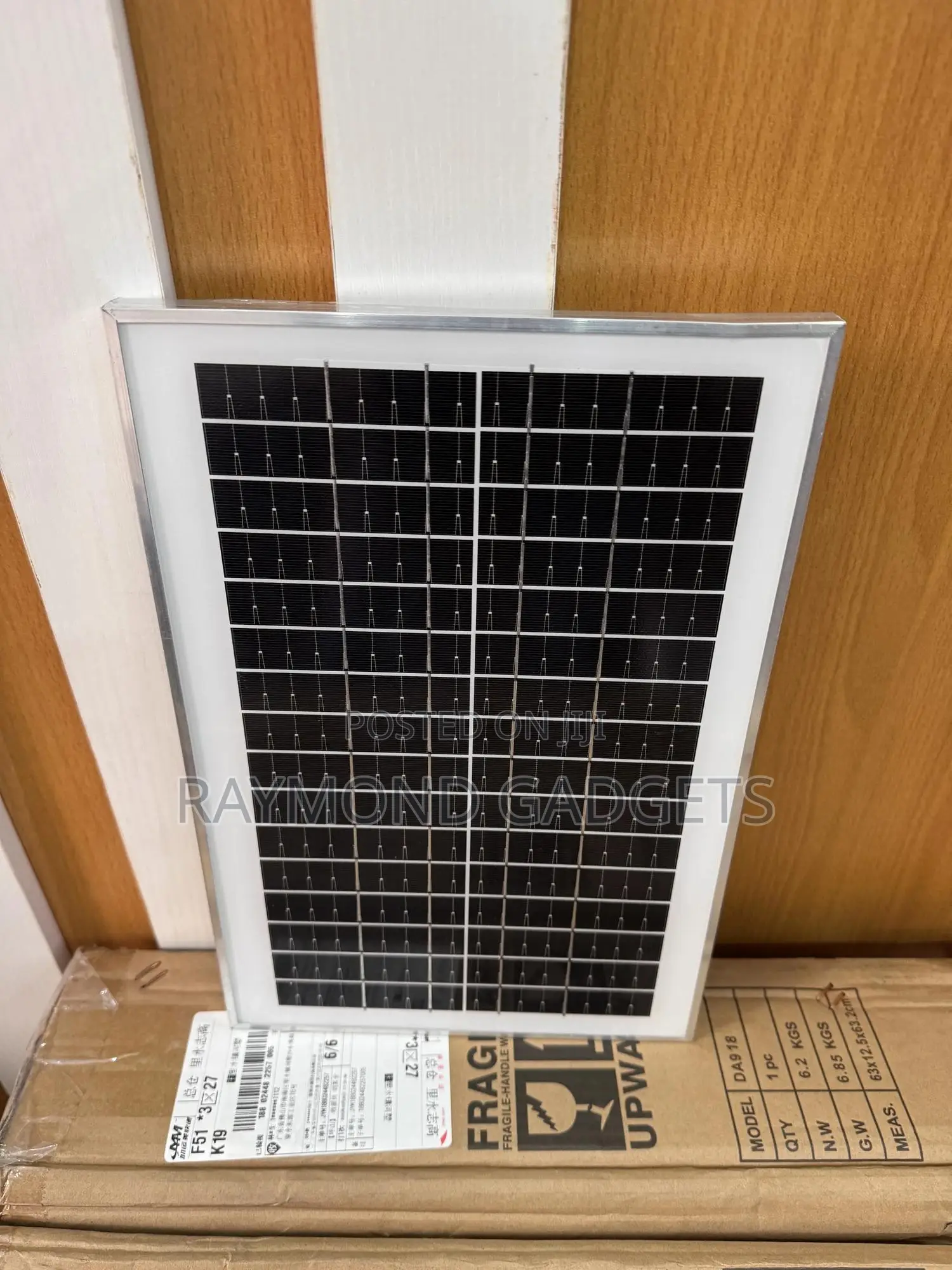 King 10w Solar Panel – 16v 0.63a | Free 2 Led Bulbs |