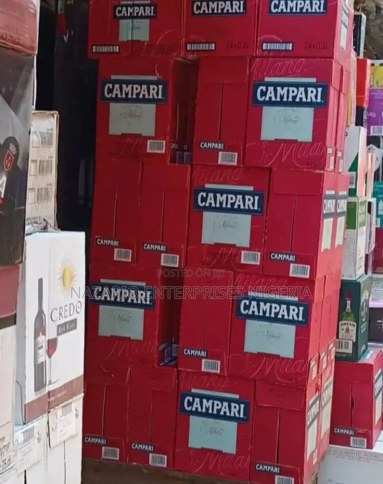 Campari 1ltr. By 12 Bottles