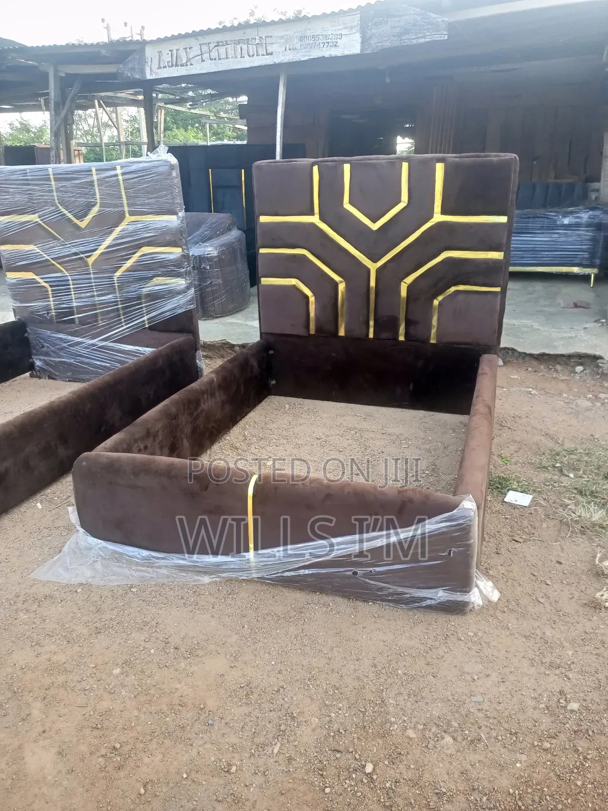 4.5 by 6 Bedframe Upholstery