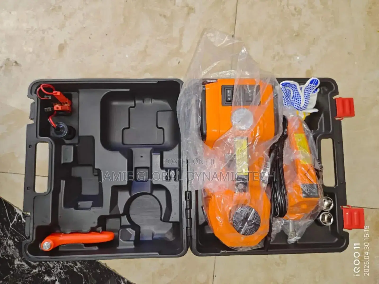 5-ton 12v Electric Car Jack Kit With An Electric Wrench