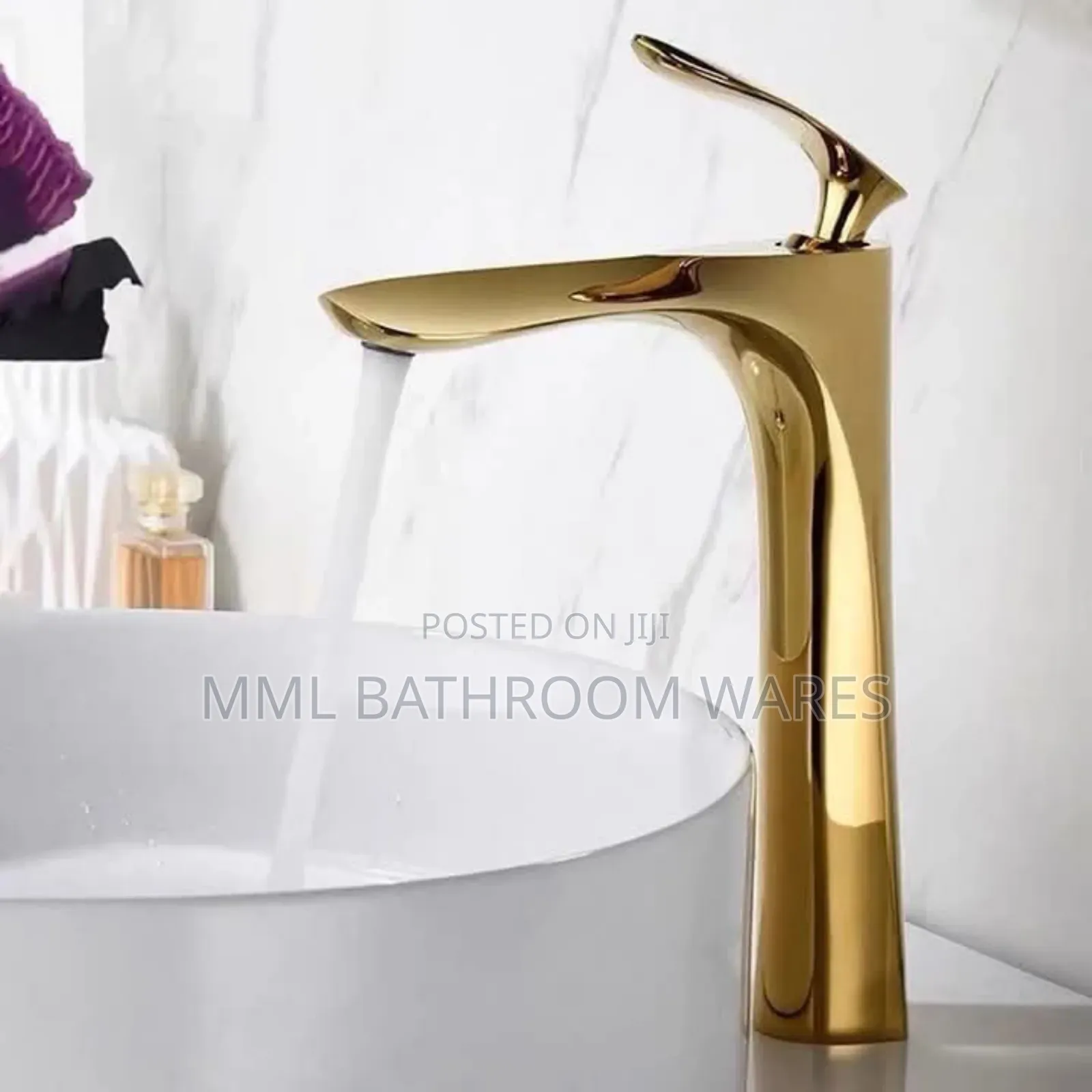 Modern Gold Long Bathroom Basin Mixer Faucets