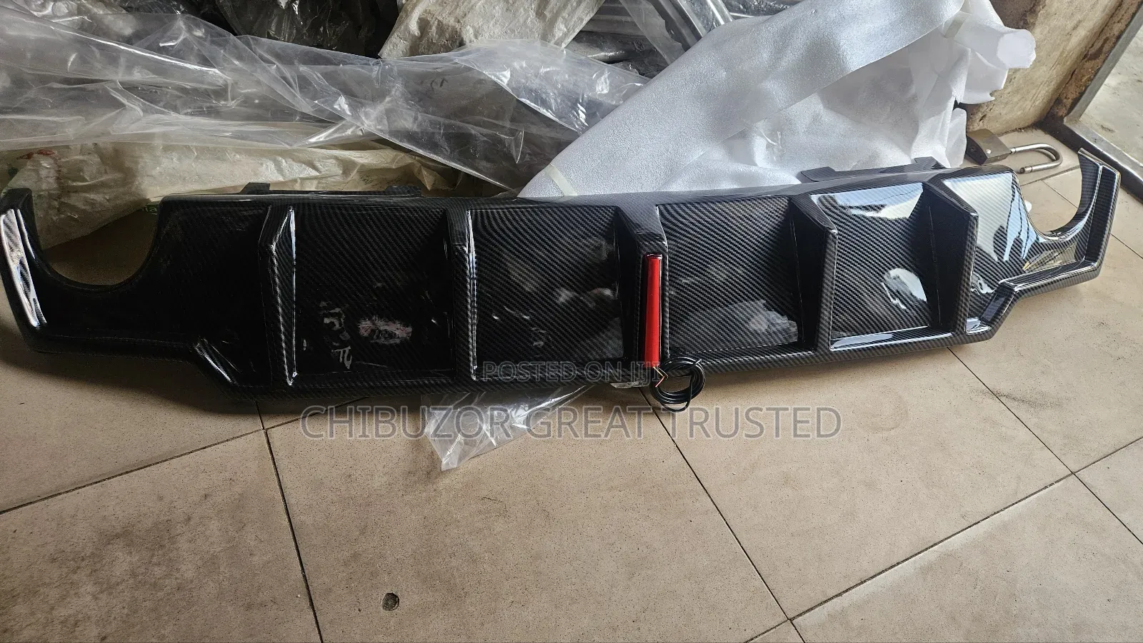 Back Bumper Diffuser (Carbon Fiber) for Is 250