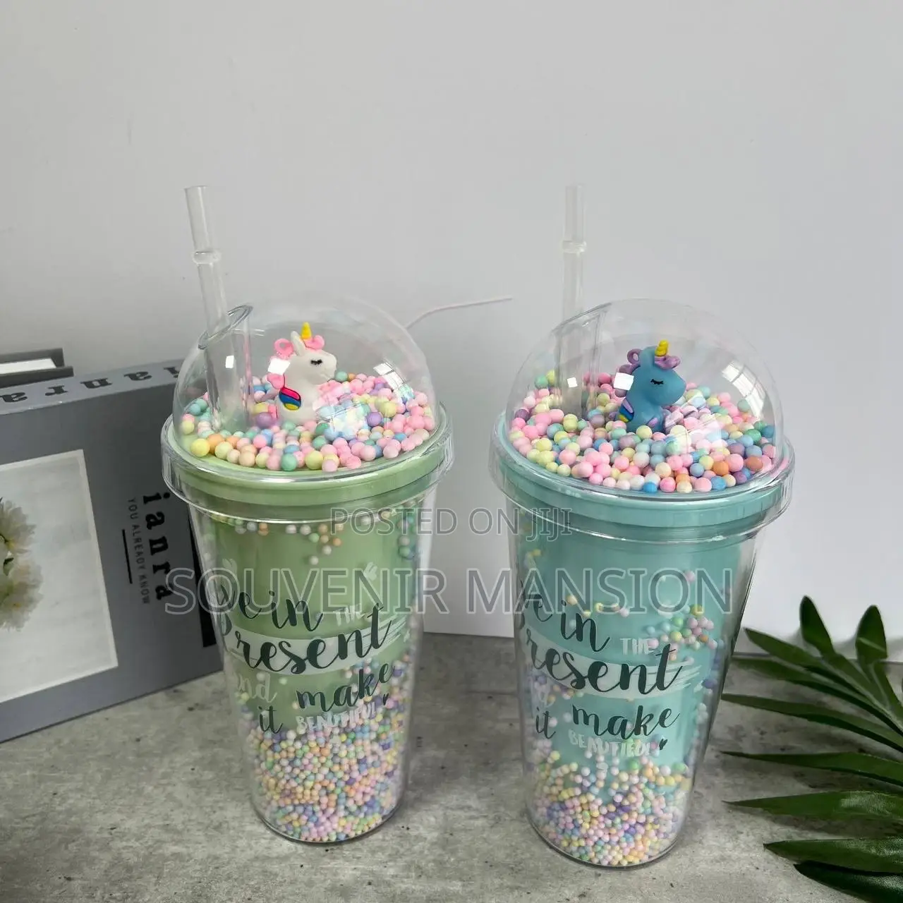 Capricorn Fancy Cup With Straw