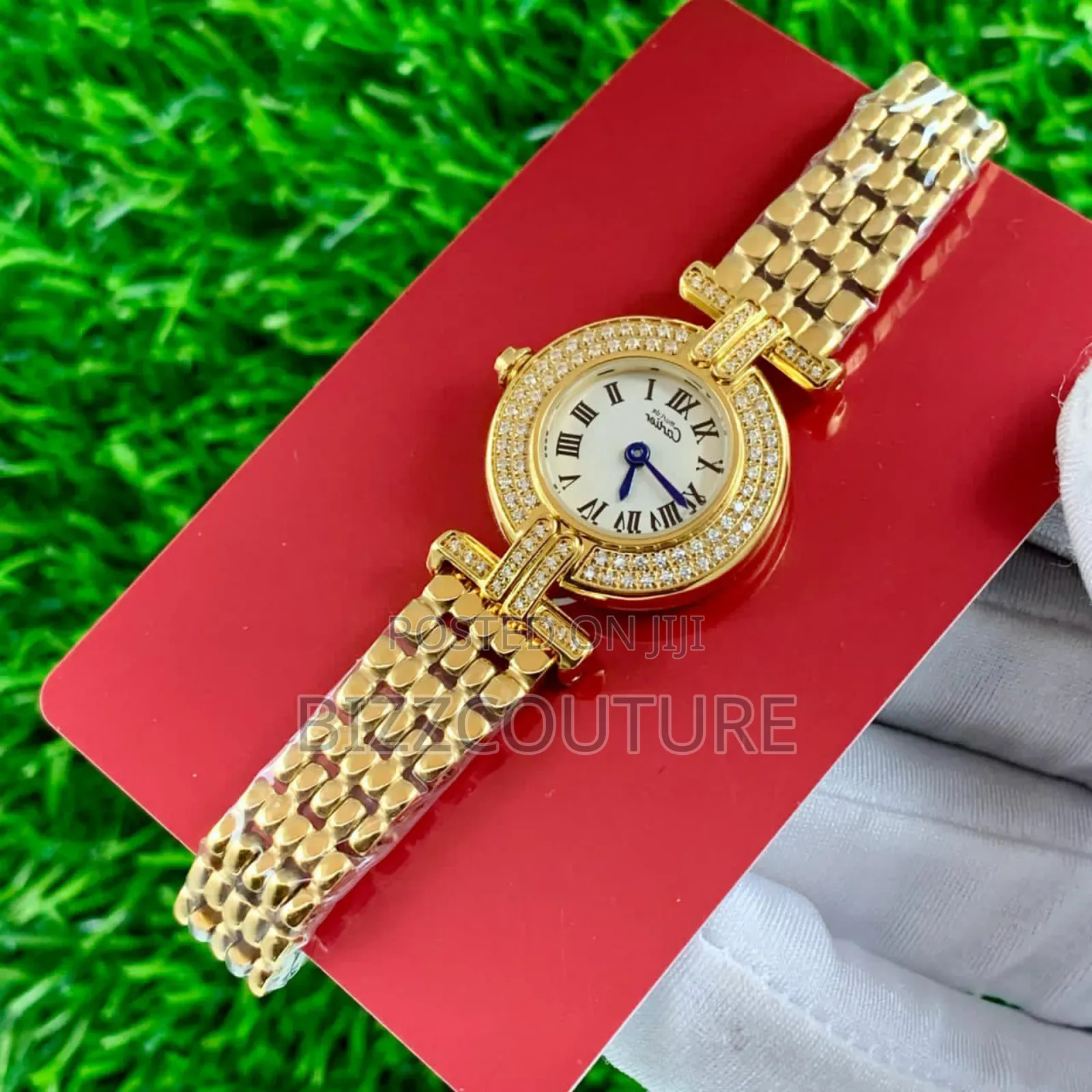 Original Cartier Women's Gold Stainless Steel Bracelet Watch