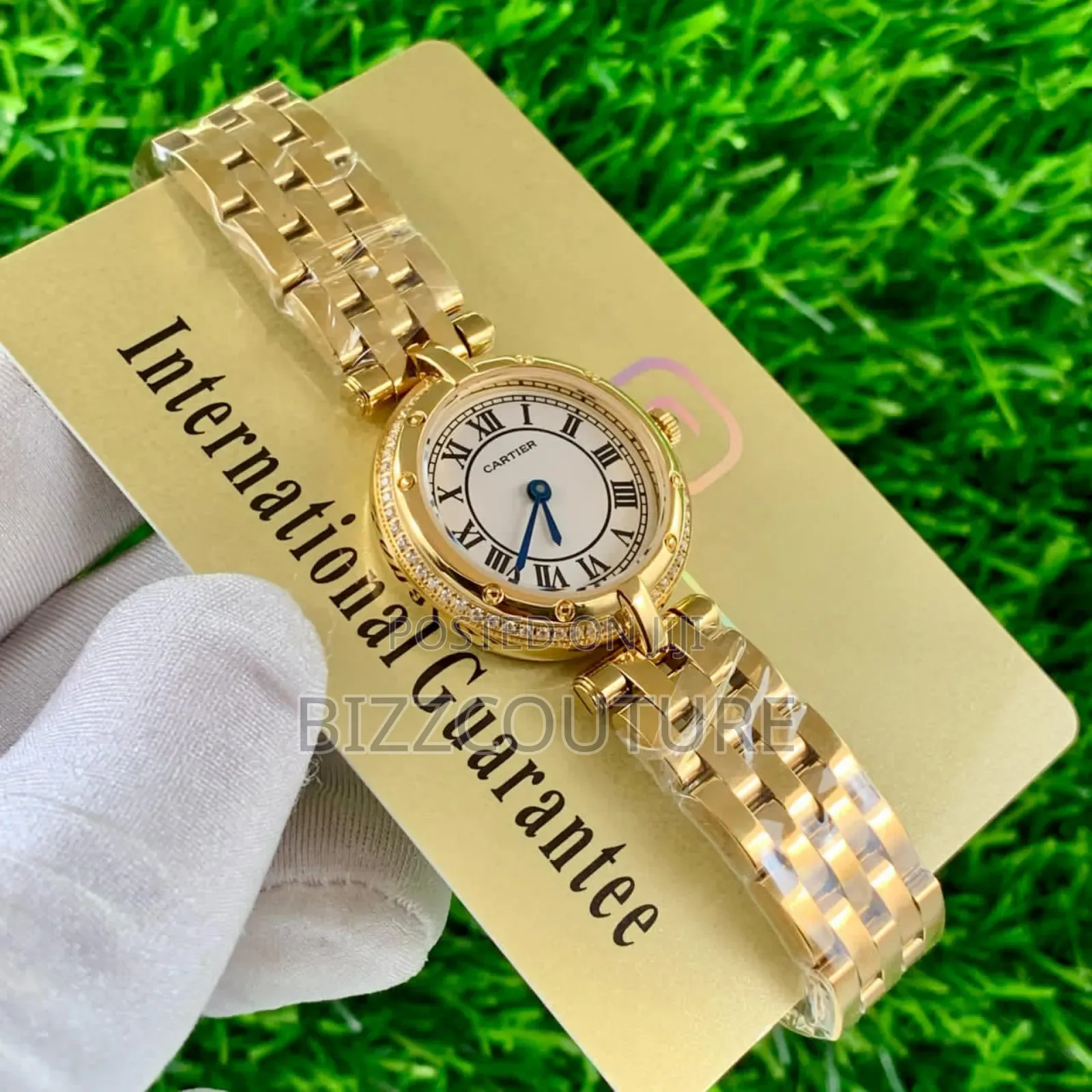 Original Cartier Gold Stainless Steel Bracelet Watch