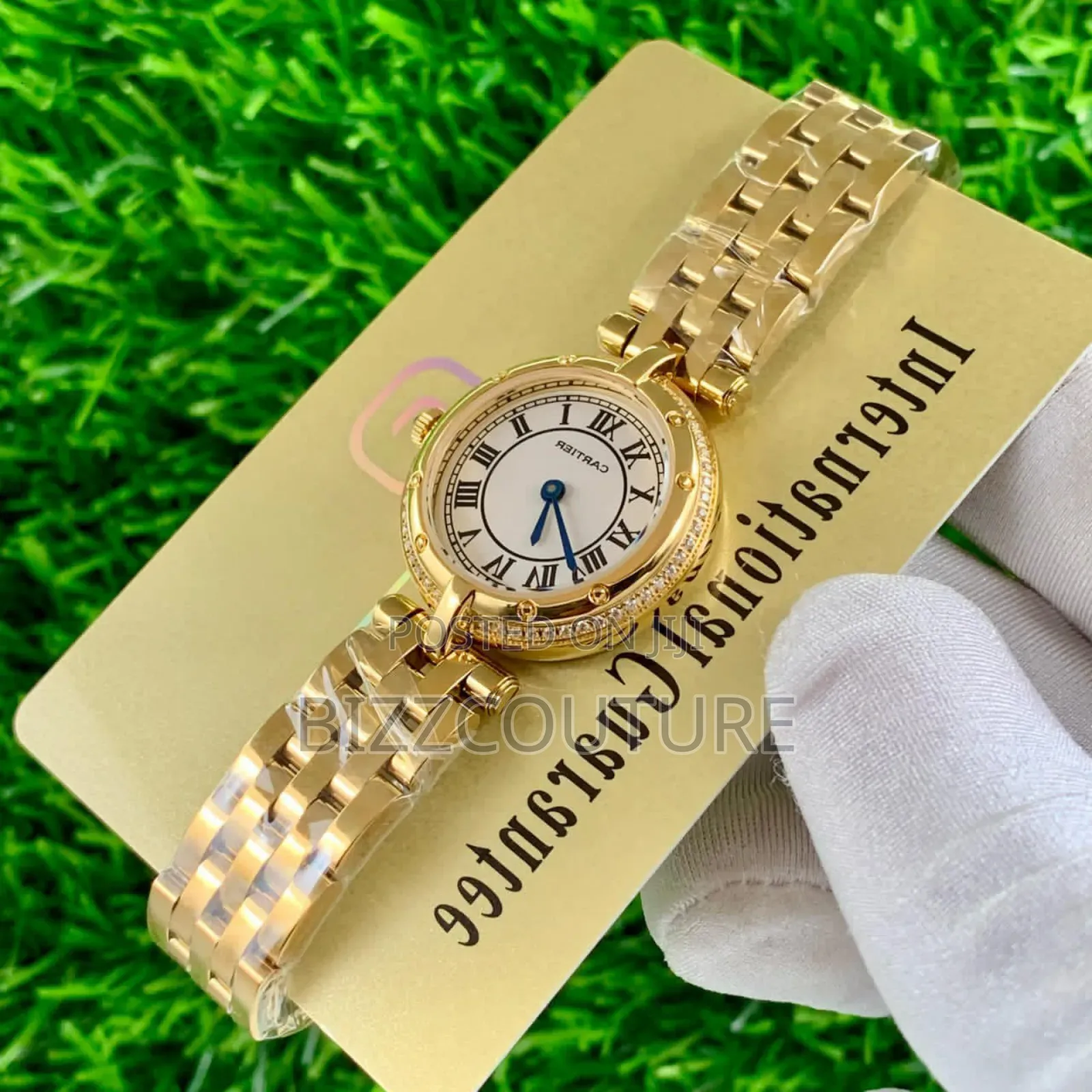 Original Cartier Gold Stainless Steel Bracelet Watch