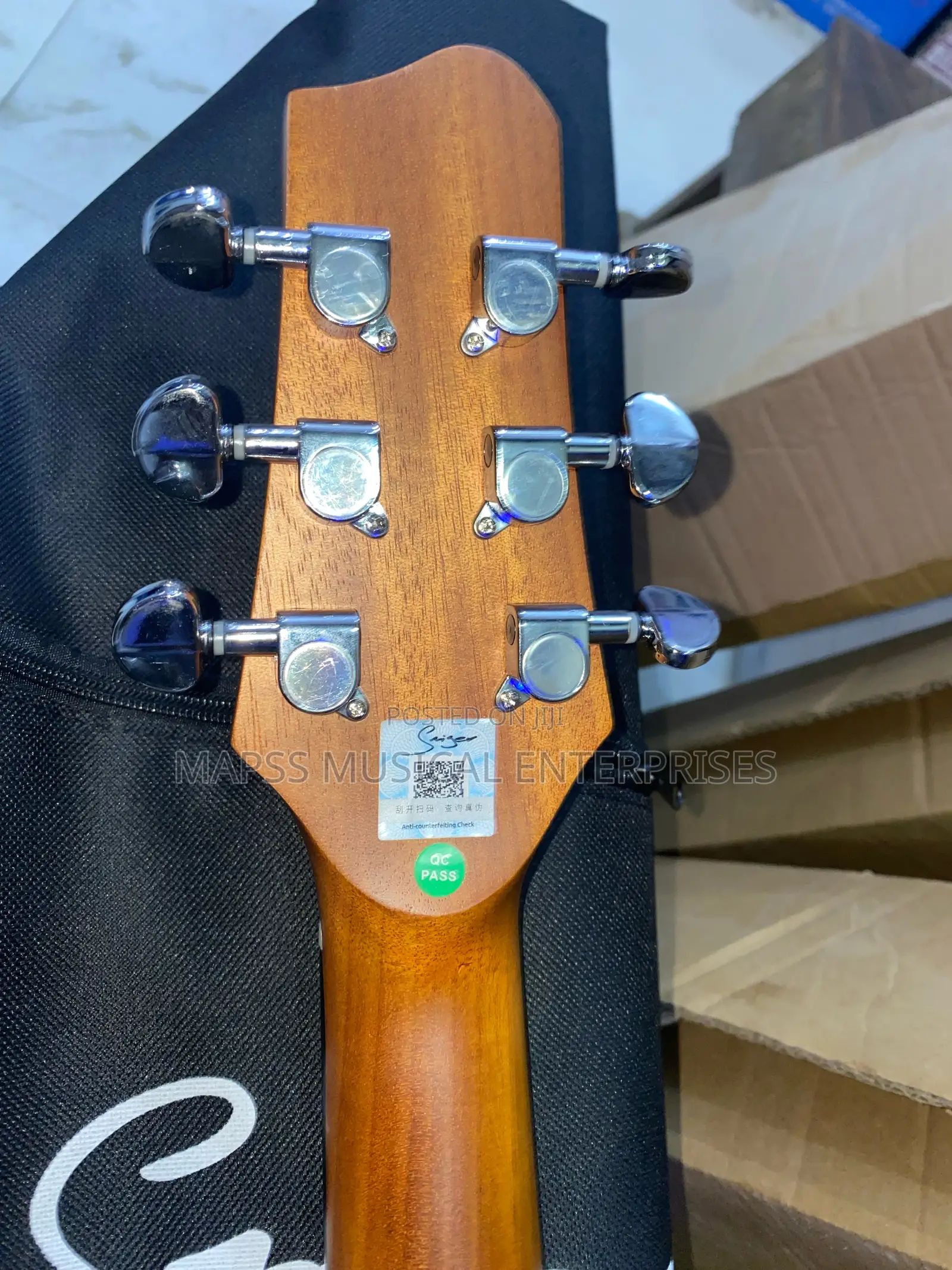 Smiger Lg 09 Eq 40" Engraved Sound Hole Electro Acoustic