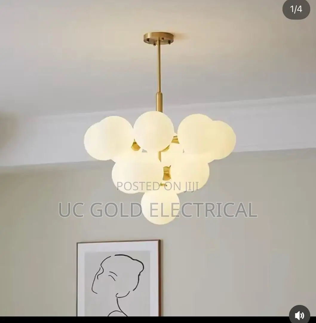Copper Chandelier for Living Room Bedroom