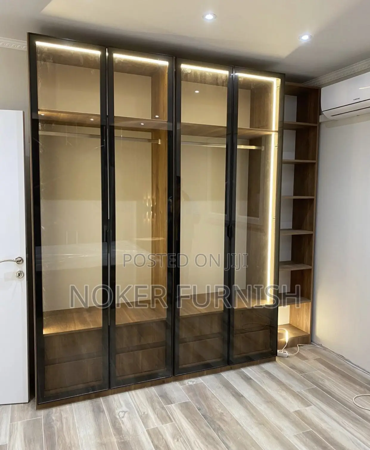 Closet Wardrobes With Glass Doors