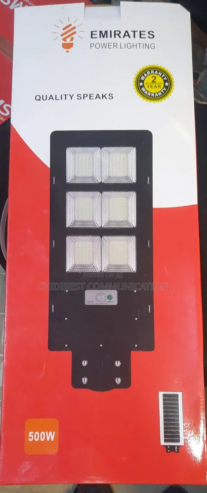 500wts Emirates Solar Street Light Is Available