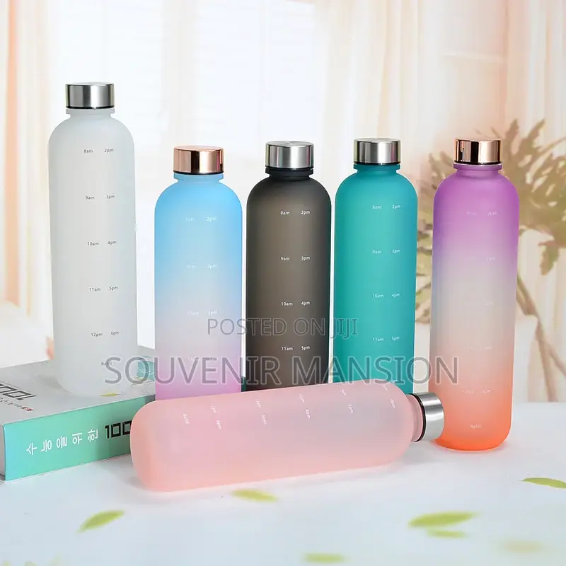 1000ml Water Bottle With Time Stamp