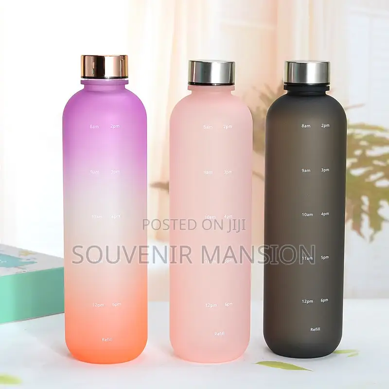 1000ml Water Bottle With Time Stamp