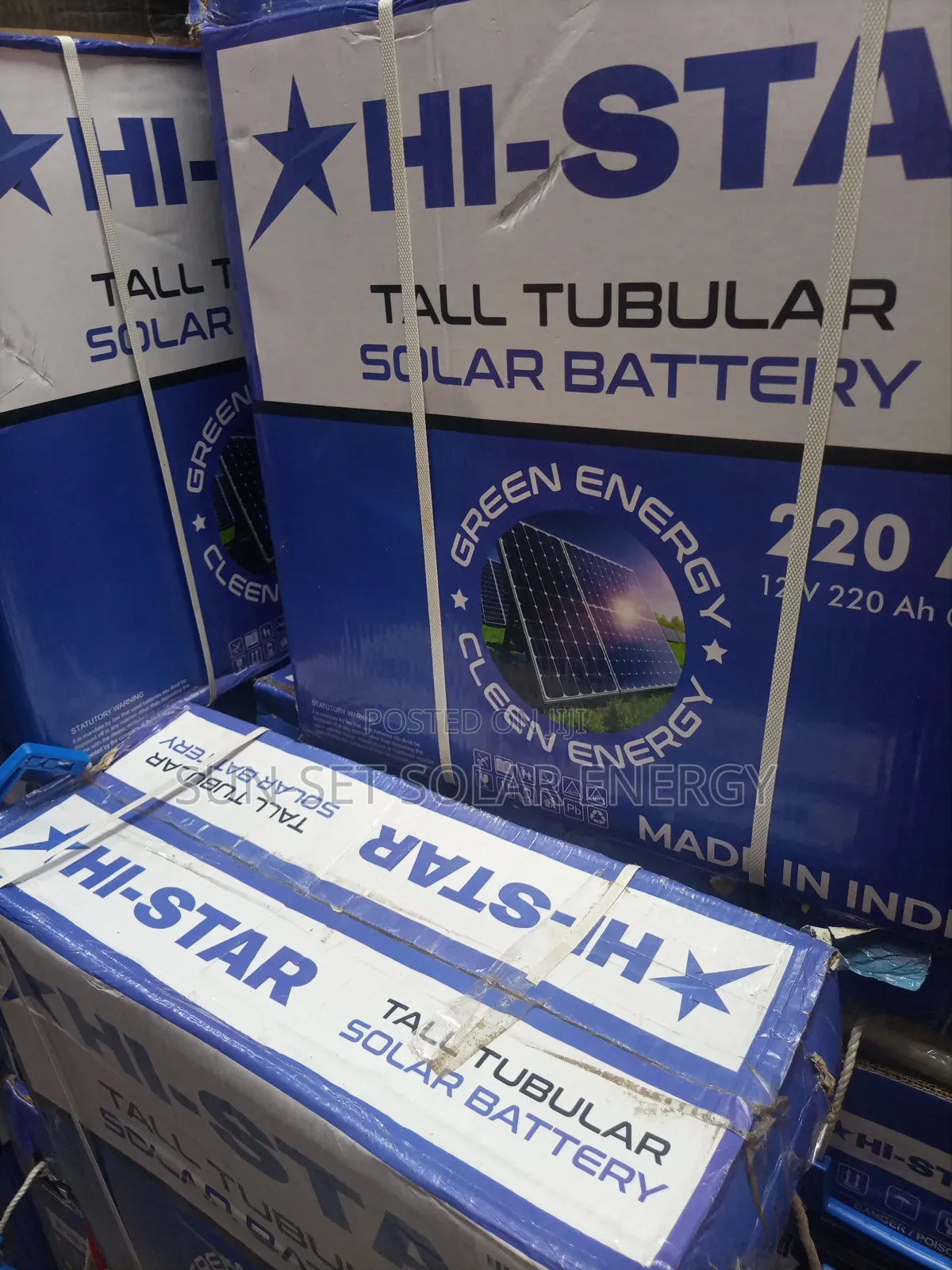 Hi-Star Tubular Battery 220ah 12v 18 Months Warranty
