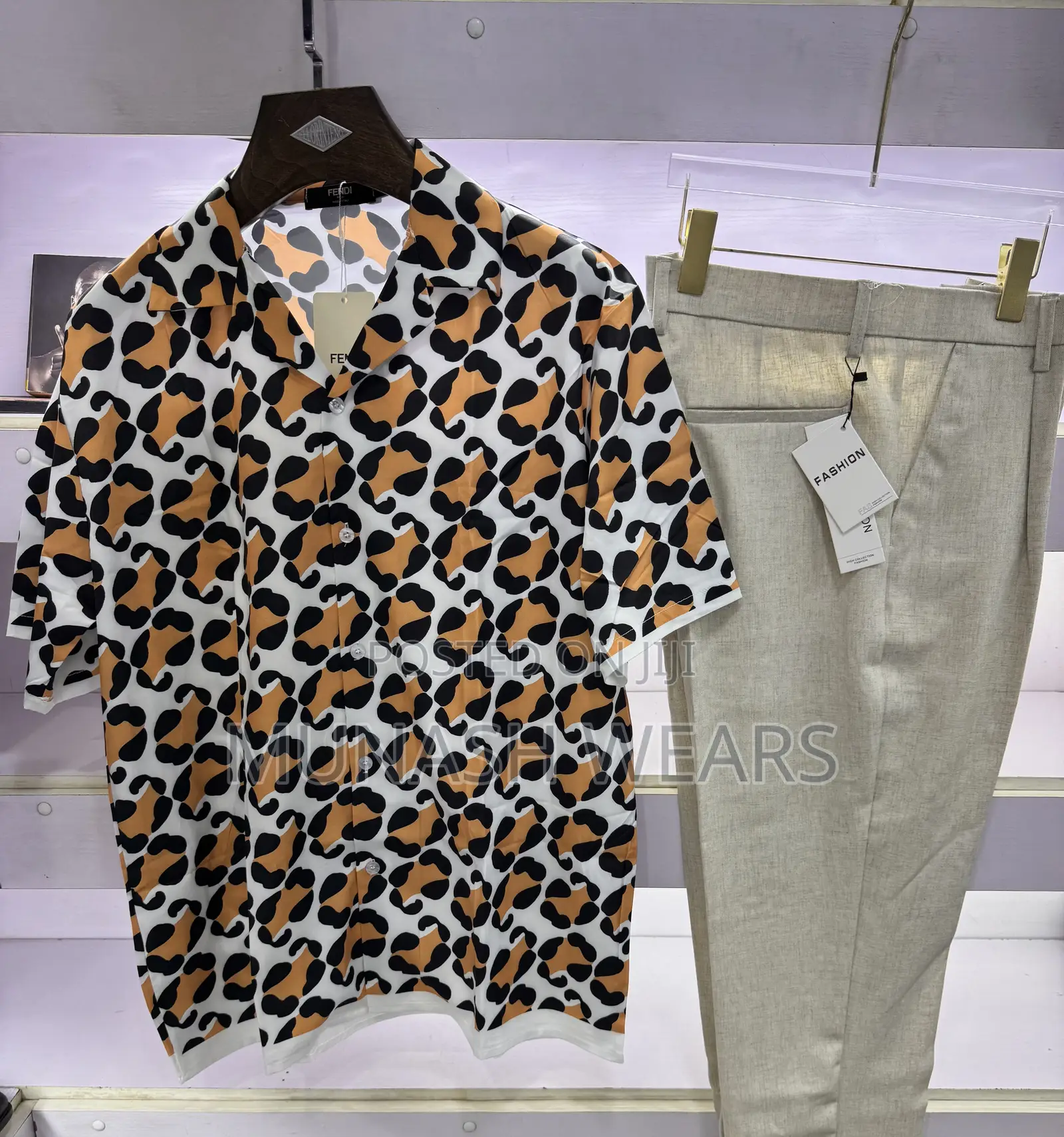 Luxury Fendi Shirt X Pant