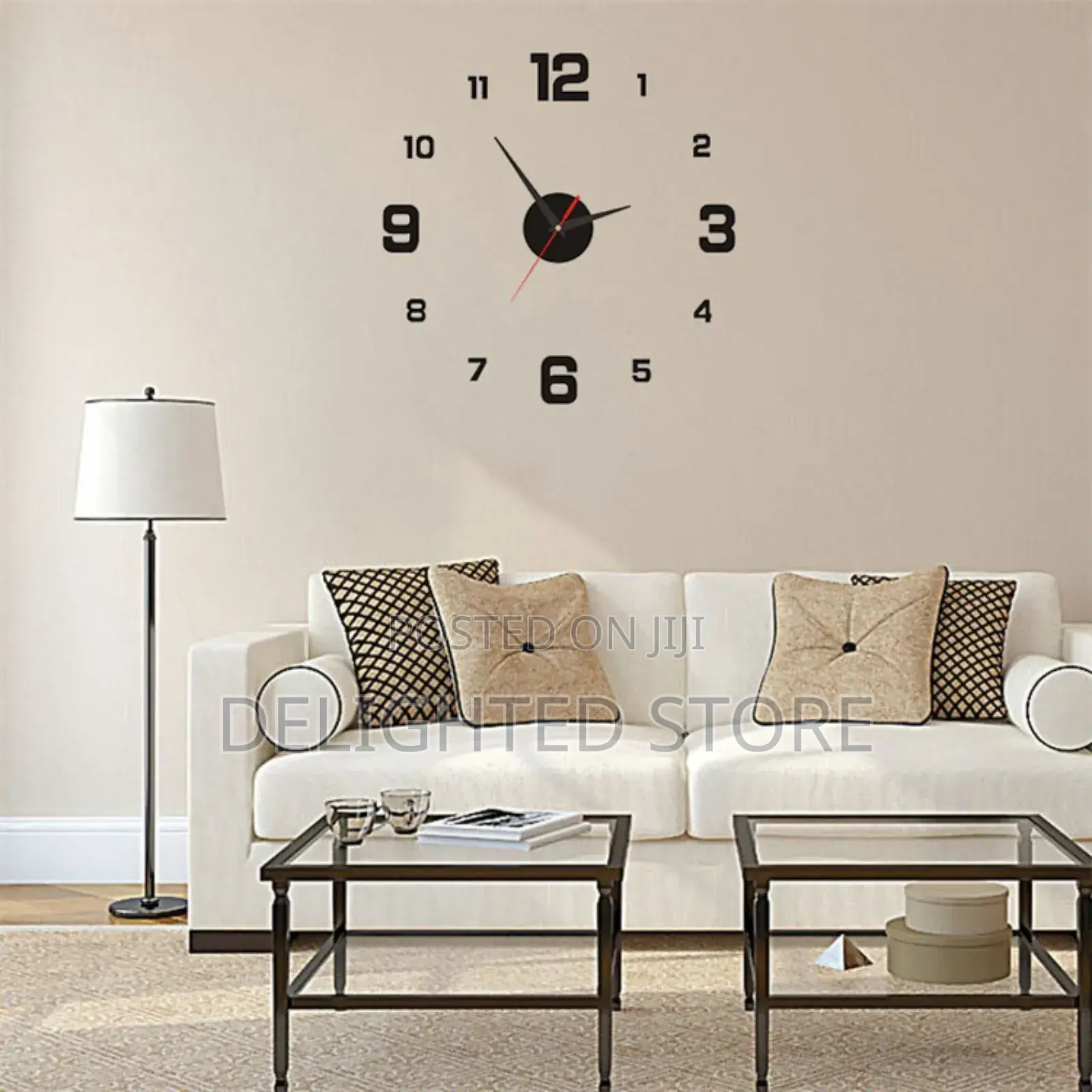 Creative Round Shape Diy Acrylic Wall Clock