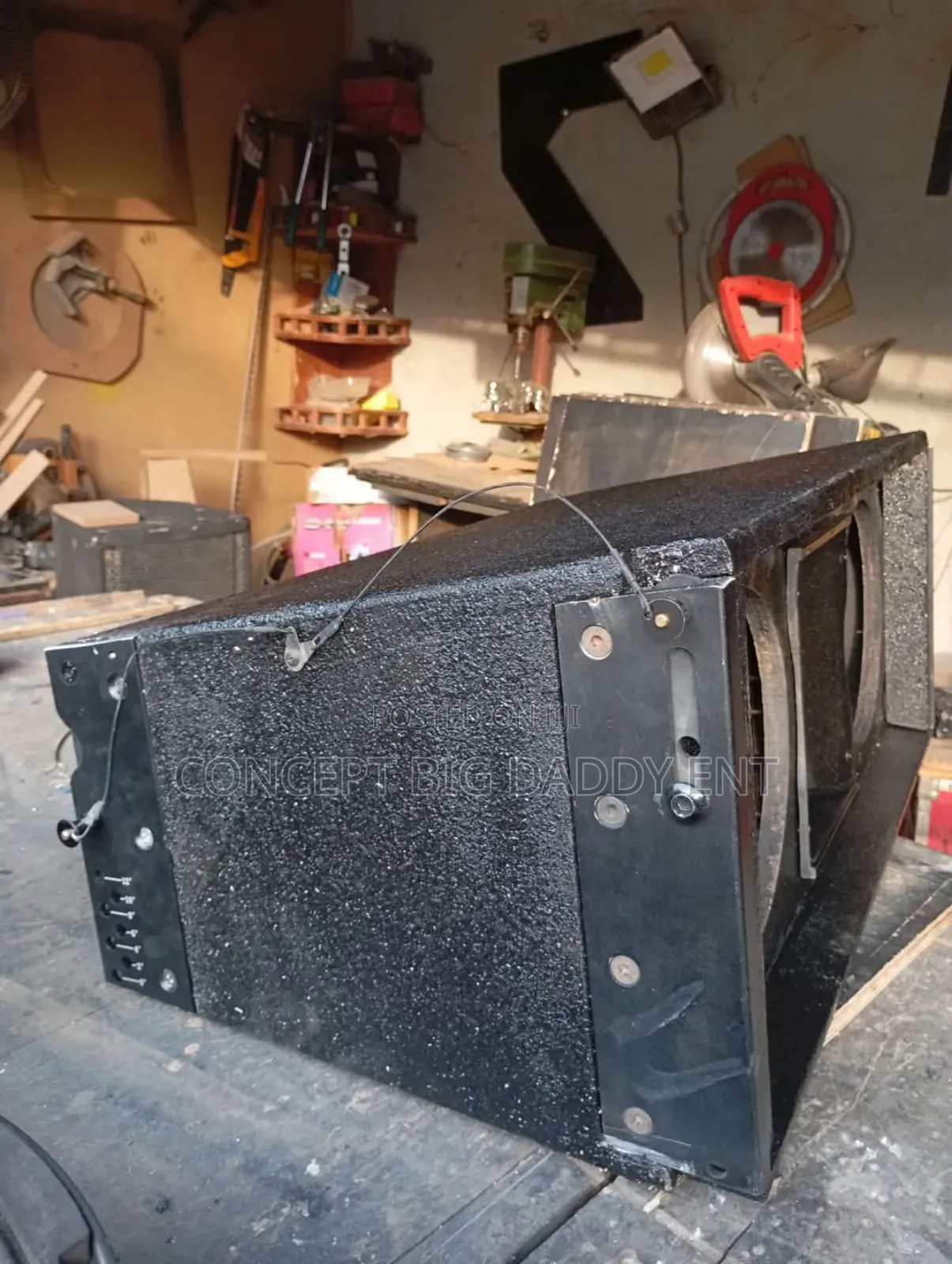 Empty Speaker Boxes