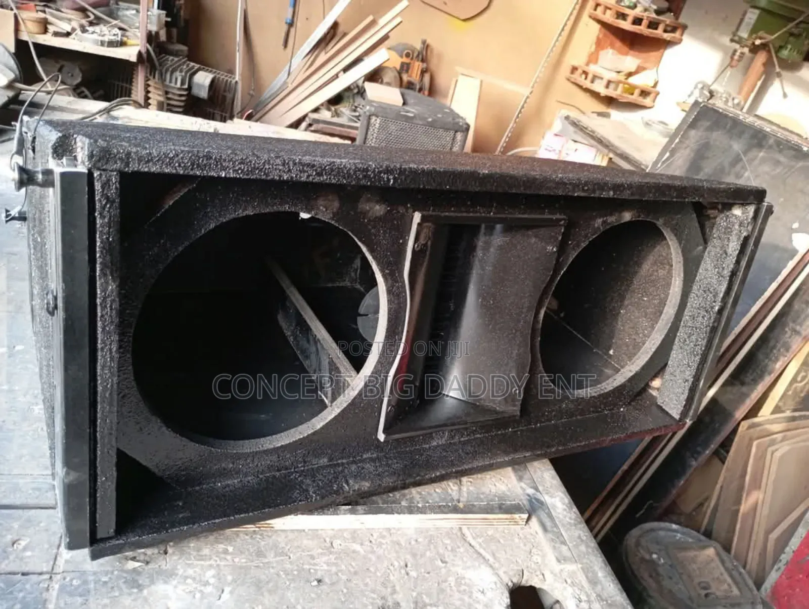 Empty Speaker Boxes
