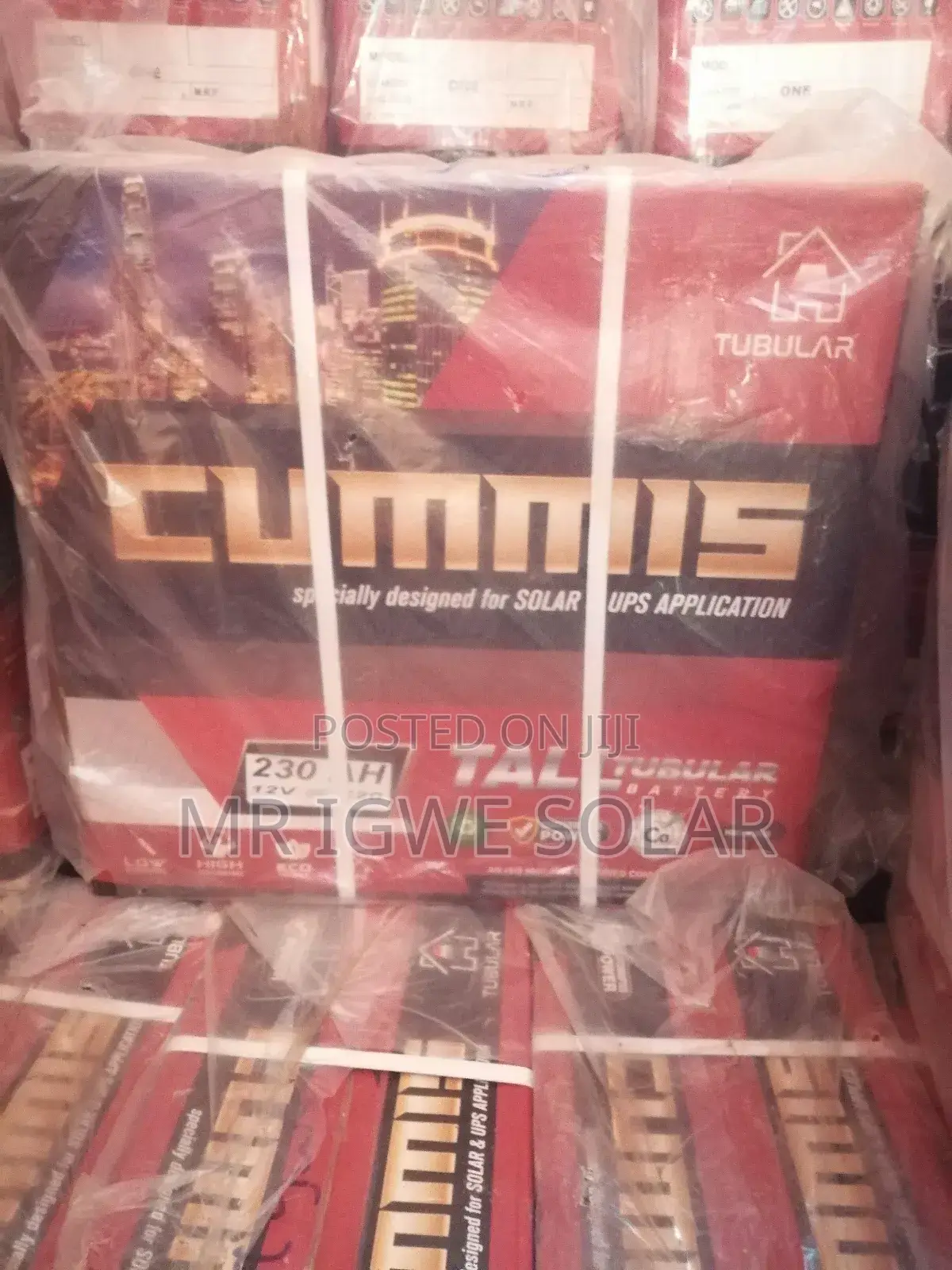 Cummis Tubular Battery 230ah