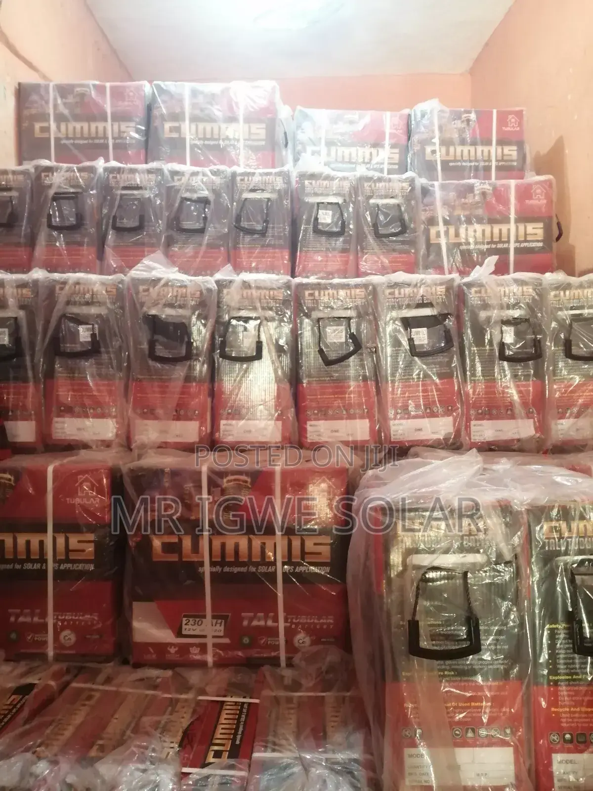 Cummis Tubular Battery 230ah