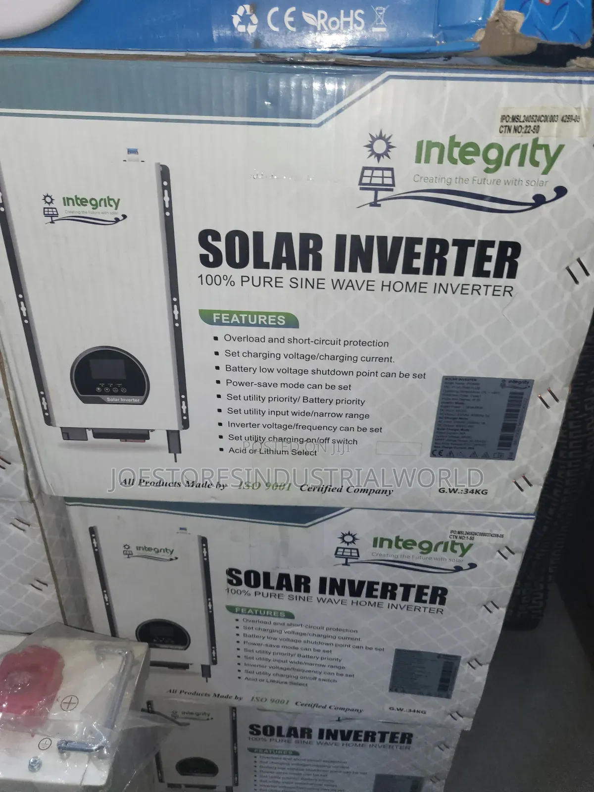 Integrity Solar Inverter7.5kva 48v