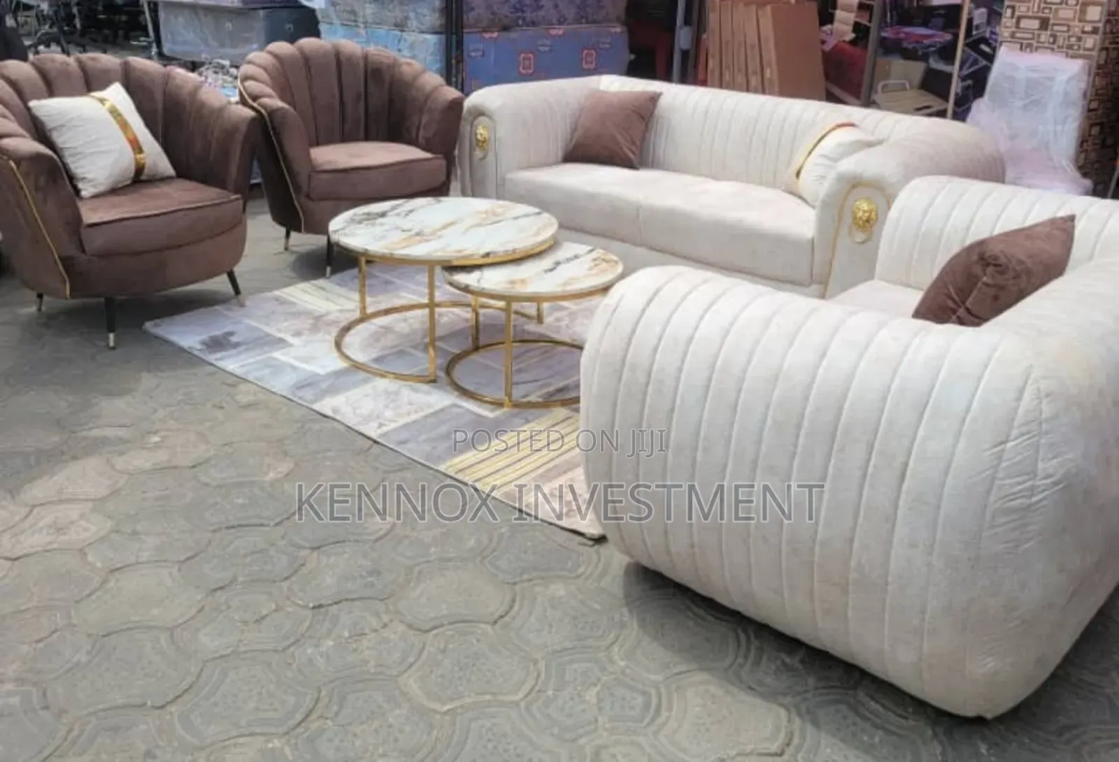 7 Seaters Best Standard Fabric Chairs